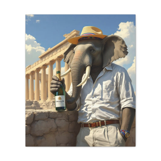 Canvas Gallery Wrap - The Havana Elephant - The Athenian Scholar