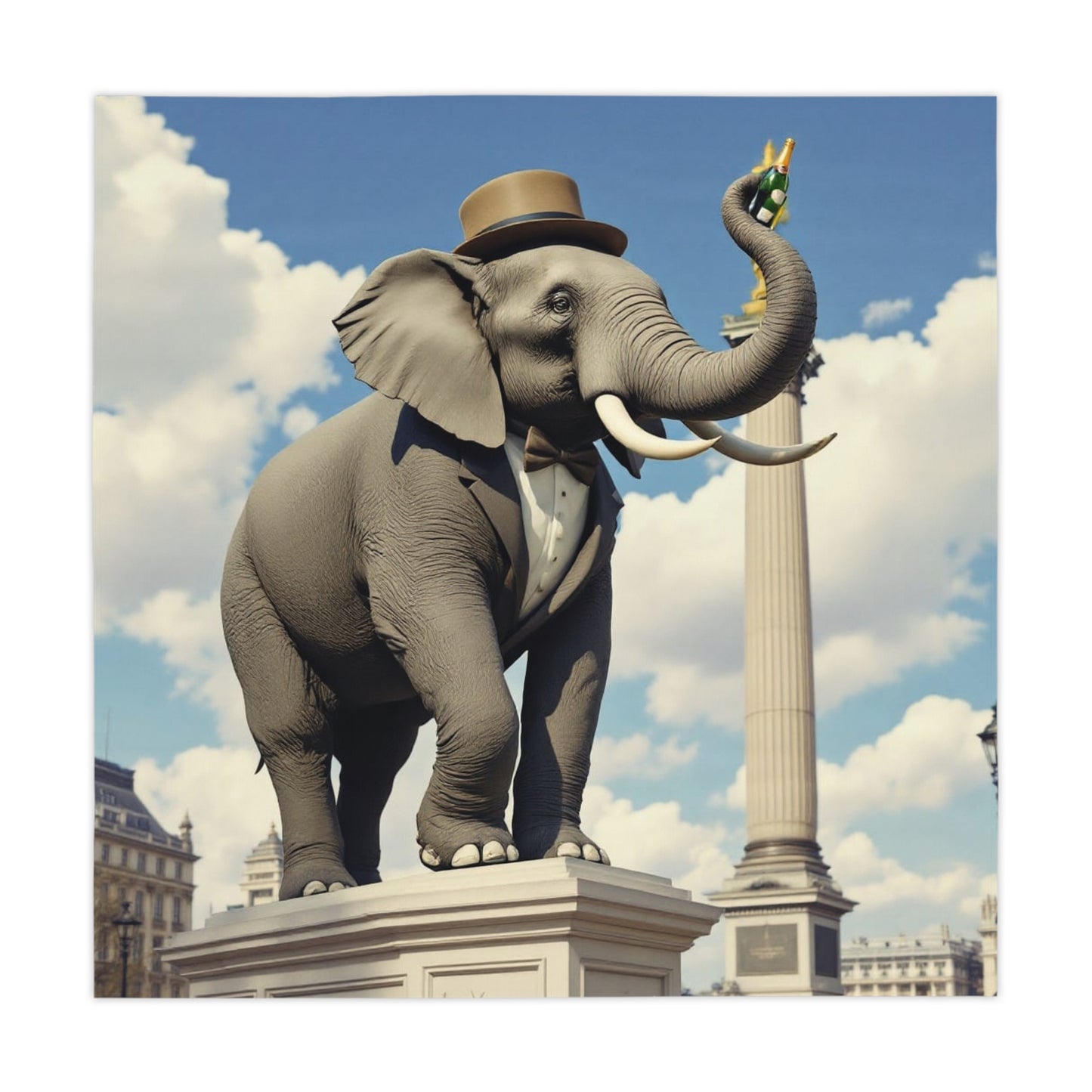 Tablecloth - Havana Elephant - The London Monument