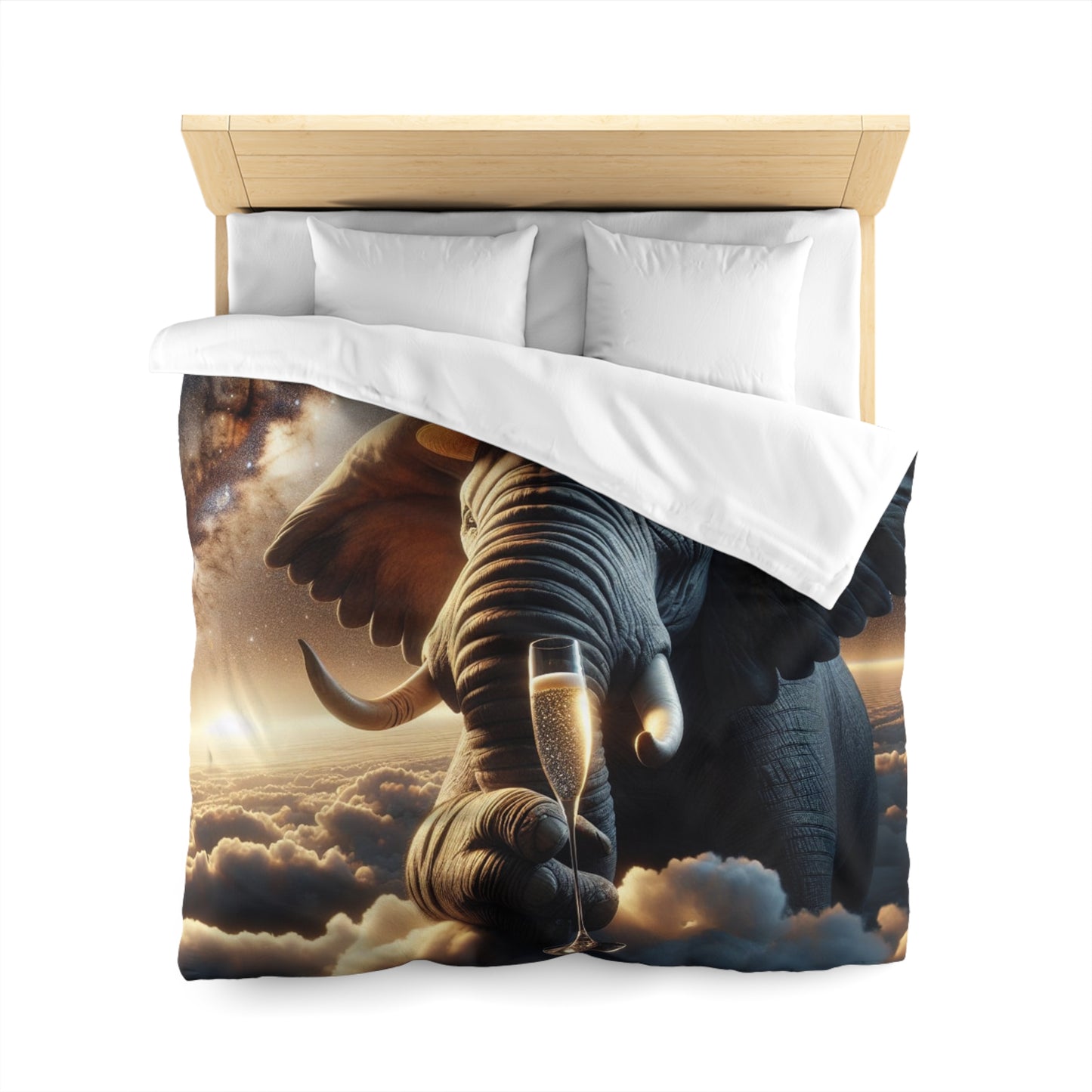 Microfiber Duvet Cover- Havana Elephant on Cloud 9 !