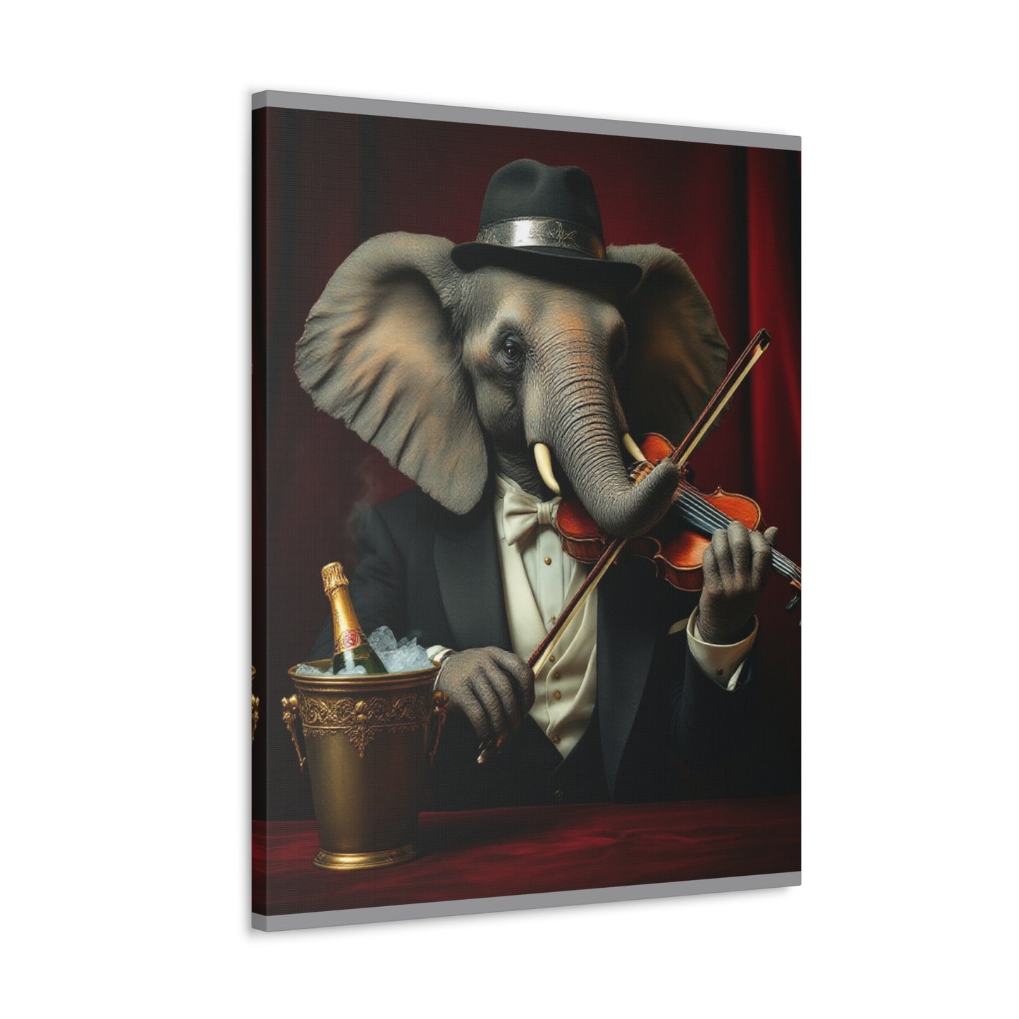 Canvas Gallery Wrap - The Havana Elephant - The Virtuoso Violinist