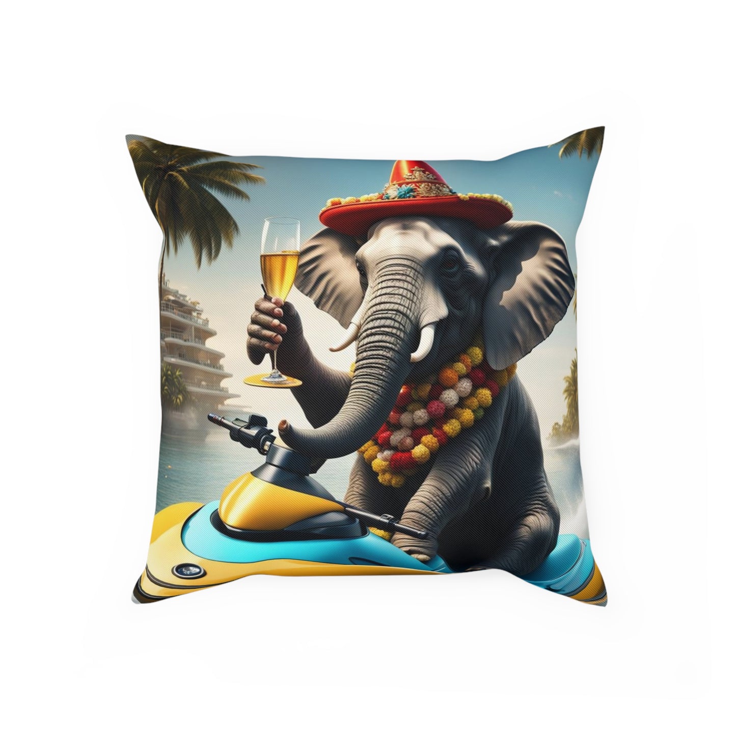Cushion - Havana Elephant - The Regatta Champion & The Beach Cruiser