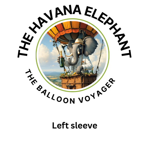 Polo Shirt  Unisex -  The Havana Elephant - The Balloon Voyager