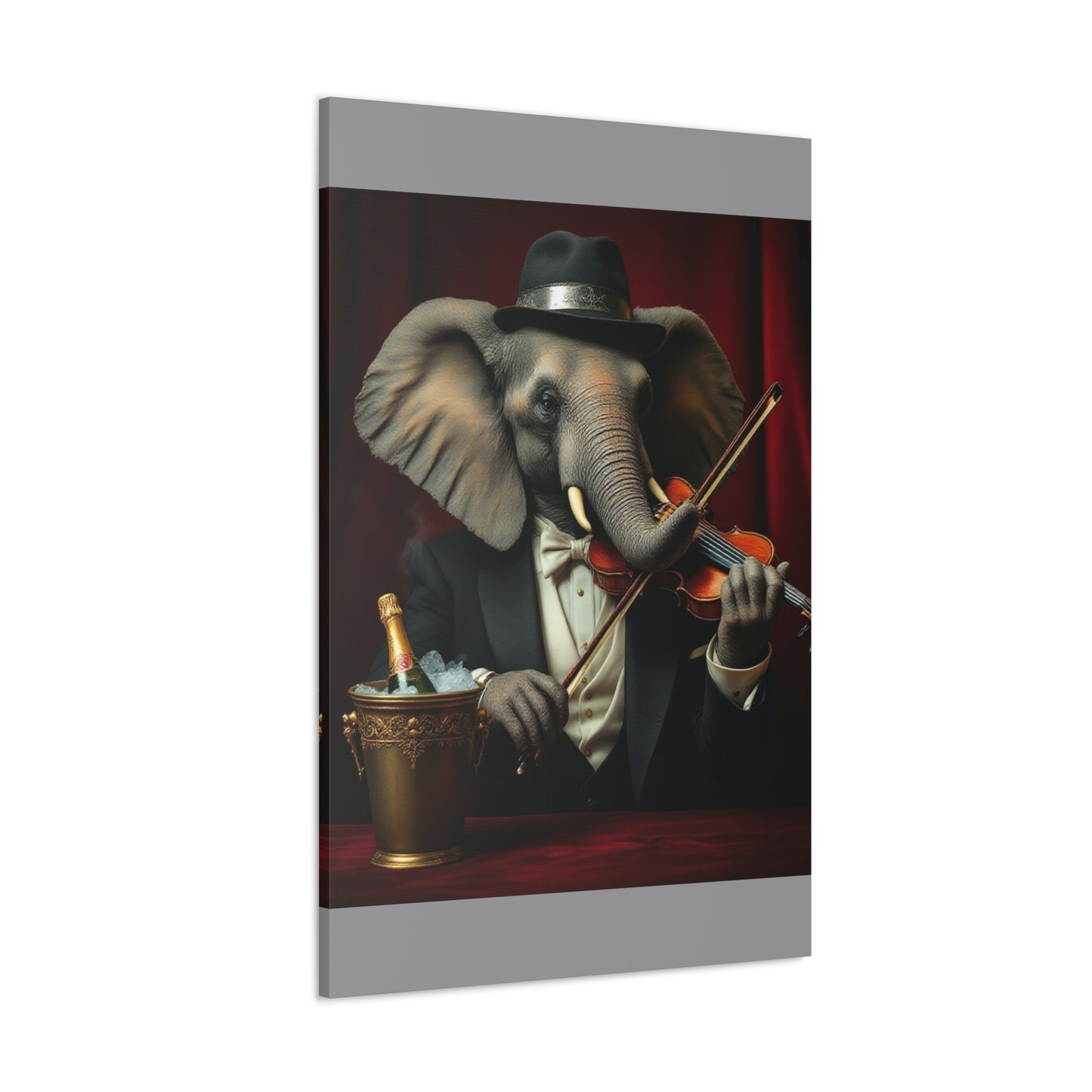 Canvas Gallery Wrap - The Havana Elephant - The Virtuoso Violinist