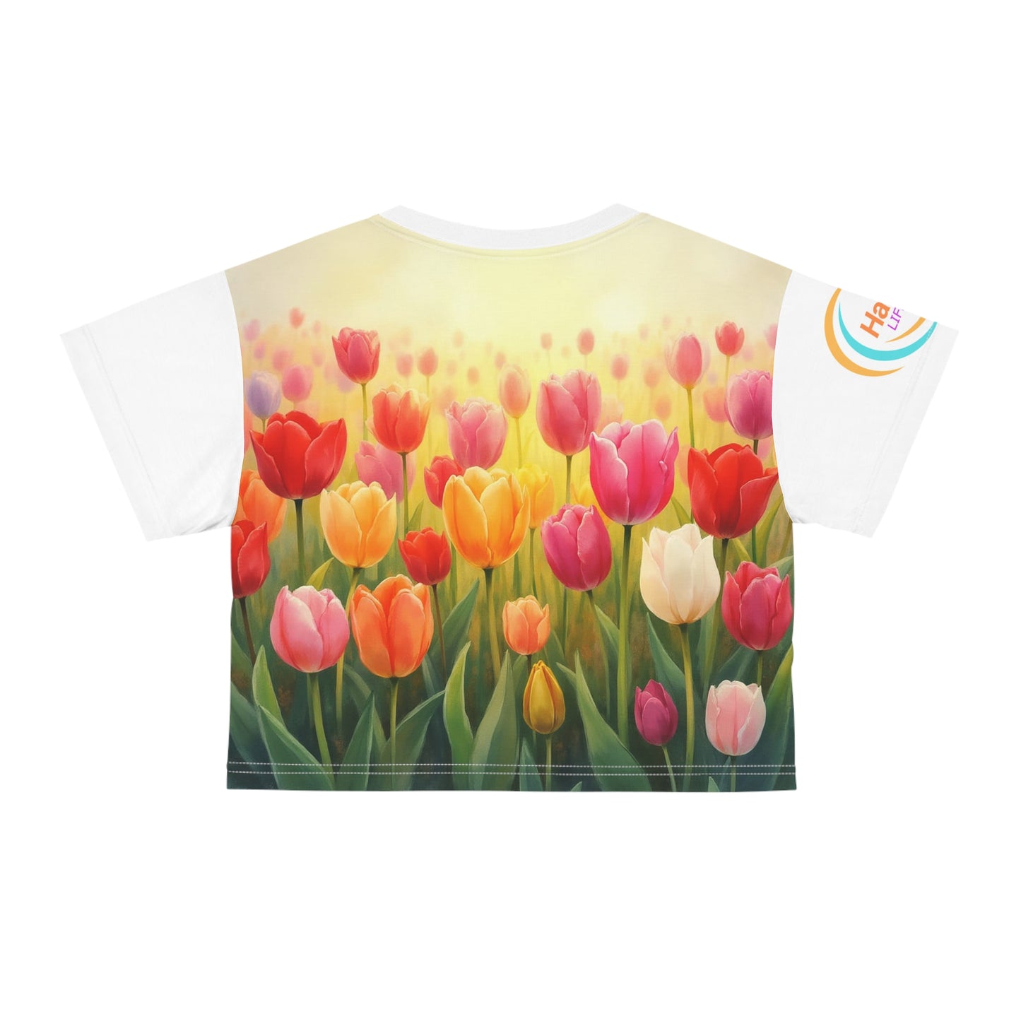Whimsical Elephant Crop Tee - The Dutch Gardener