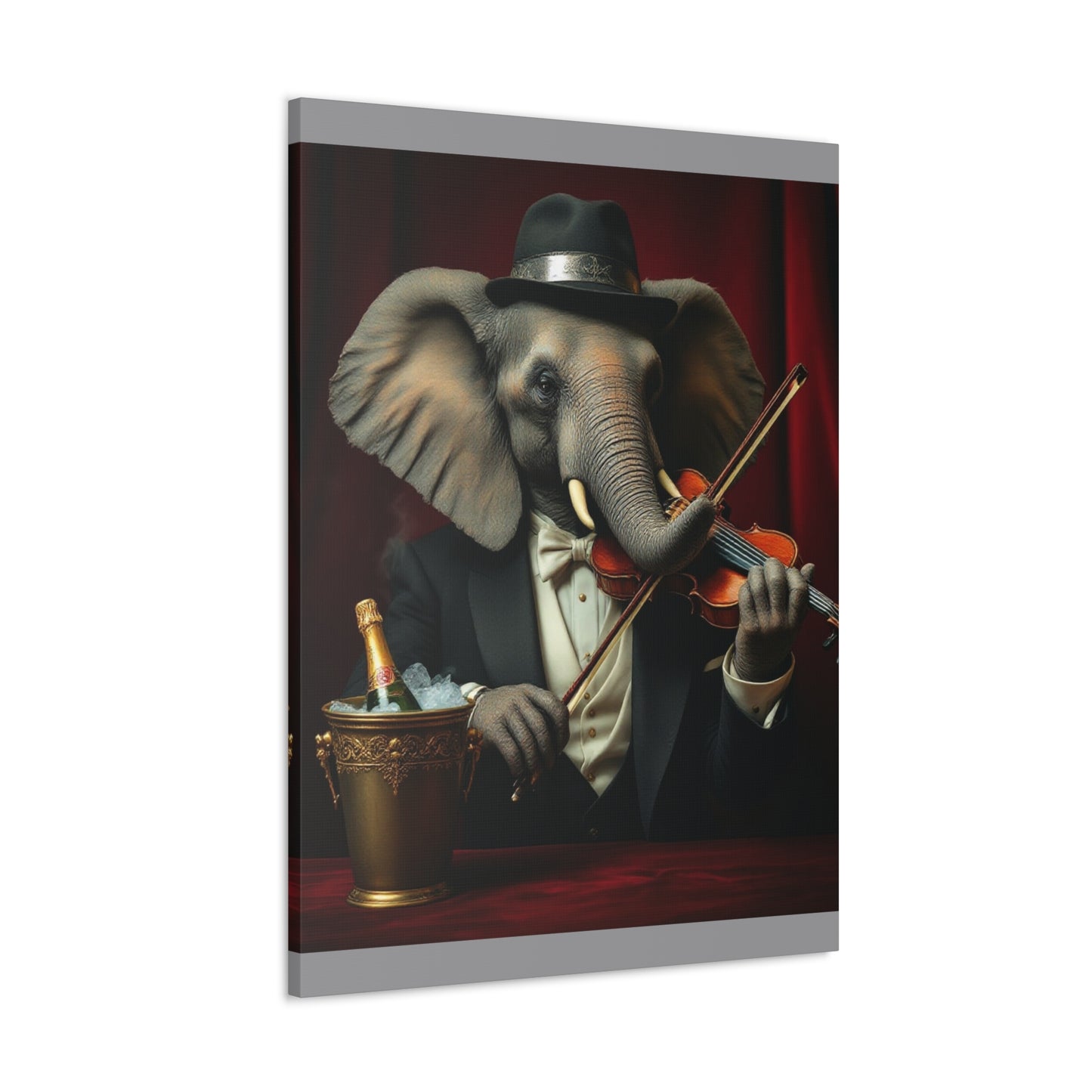 Canvas Gallery Wrap - The Havana Elephant - The Virtuoso Violinist