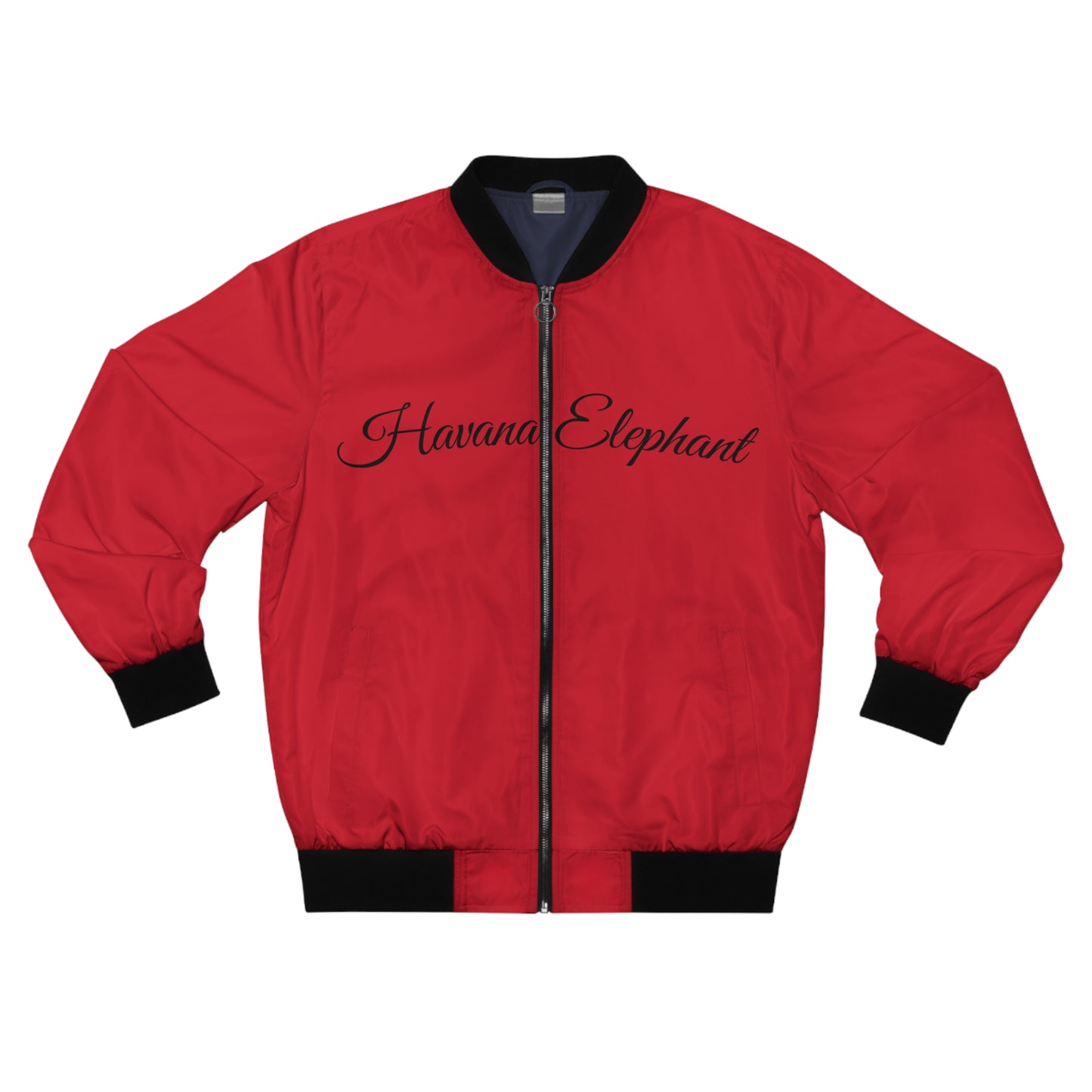 Men's Bomber Jacket - Havana Elephant - The High Roller