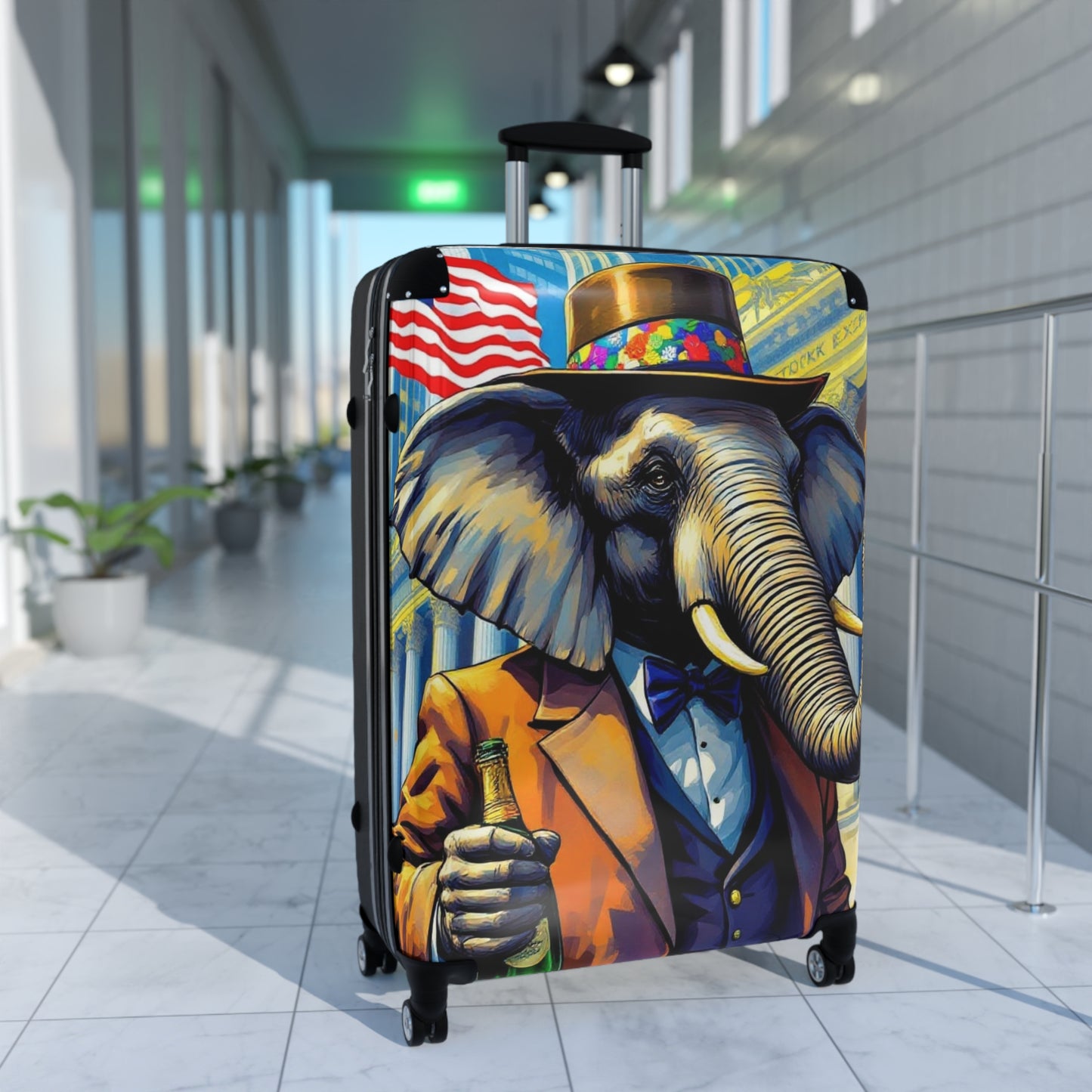Havana Elephant Suitcase - The Wall Street Titan