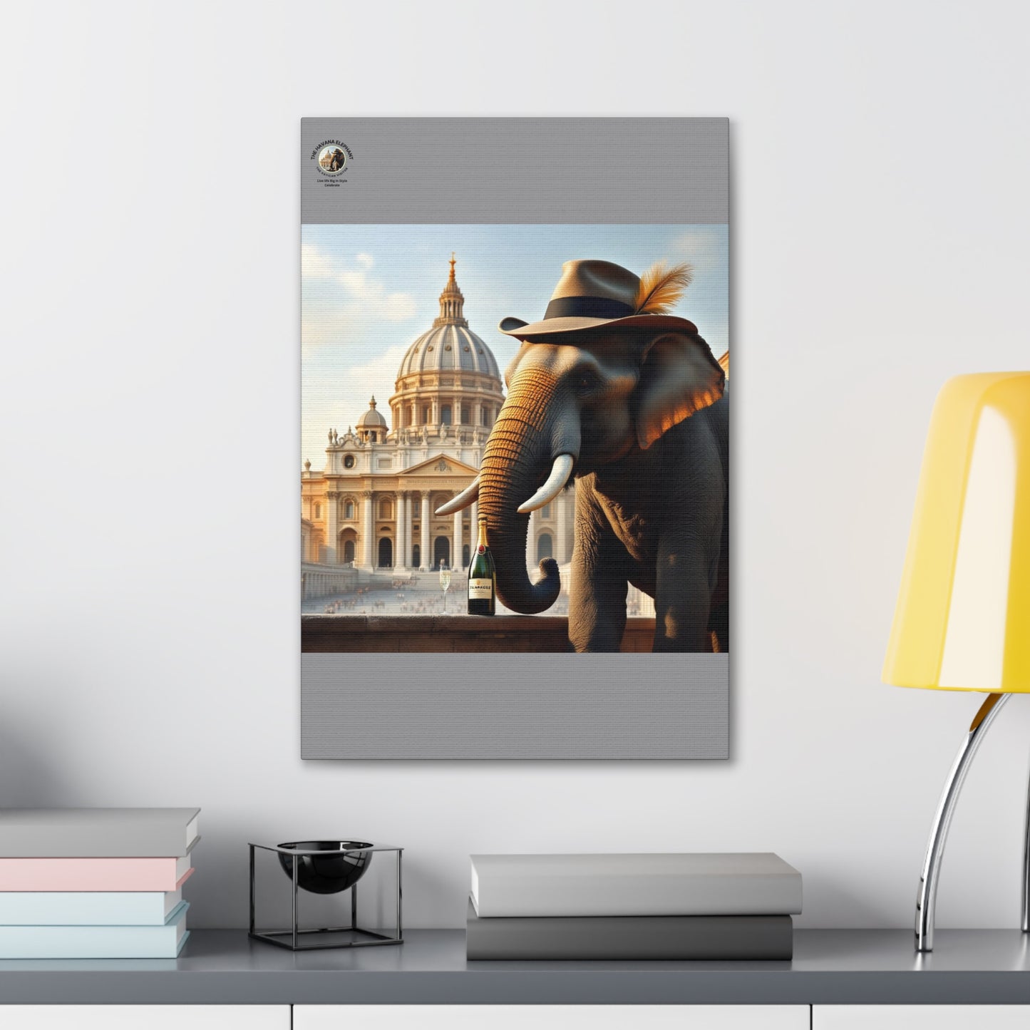 Havana Elephant - Canvas Gallery Wrap -The Vatican Visitor.