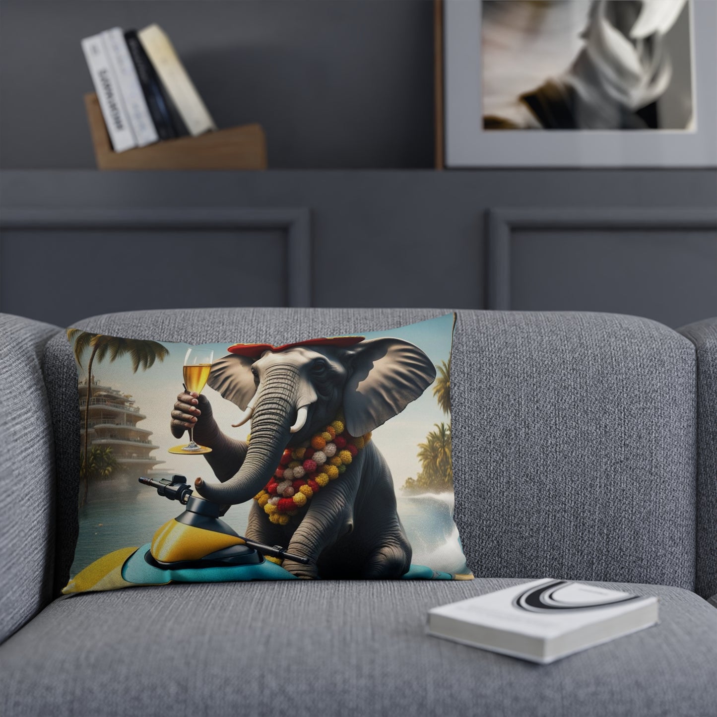 Cushion - Havana Elephant - The Regatta Champion & The Beach Cruiser