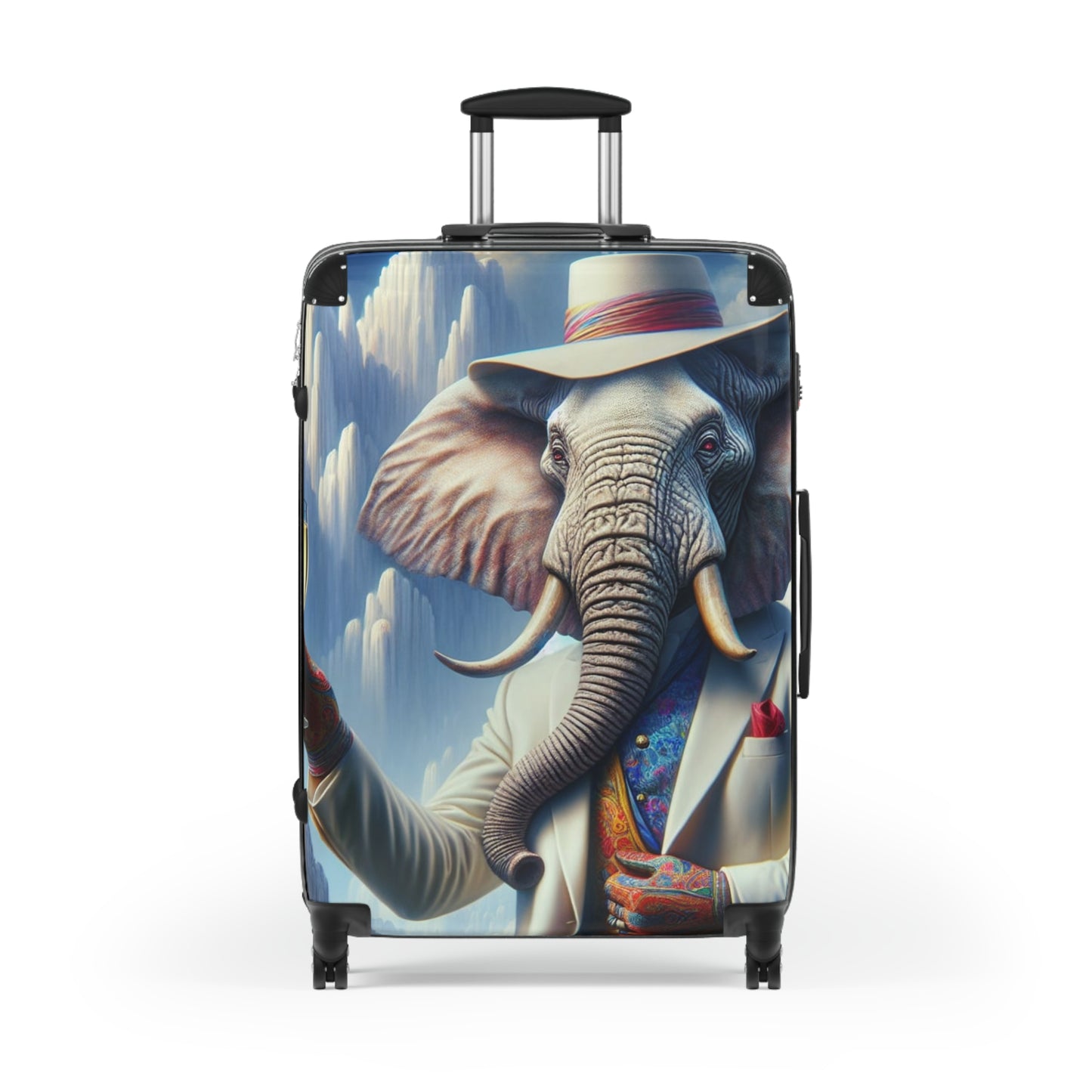 Havana Elephant Suitcase  - The Distinguished Pachyderm's Toast