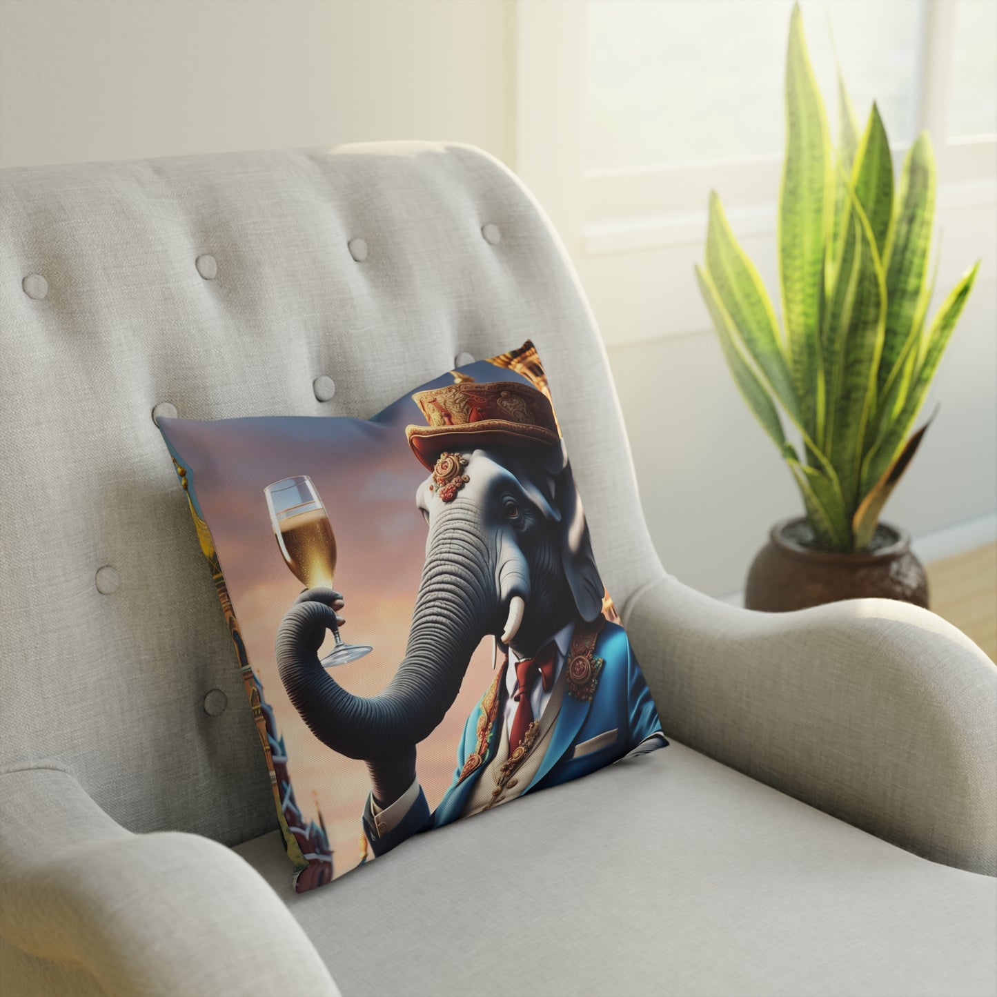 Cushion -Havana Elephant - The Russian Aristocrat