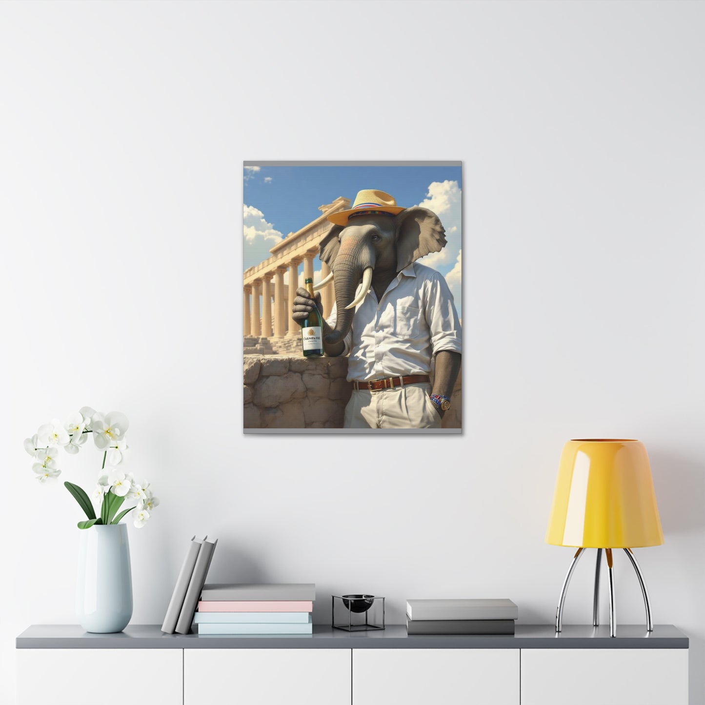 Canvas Gallery Wrap - The Havana Elephant - The Athenian Scholar