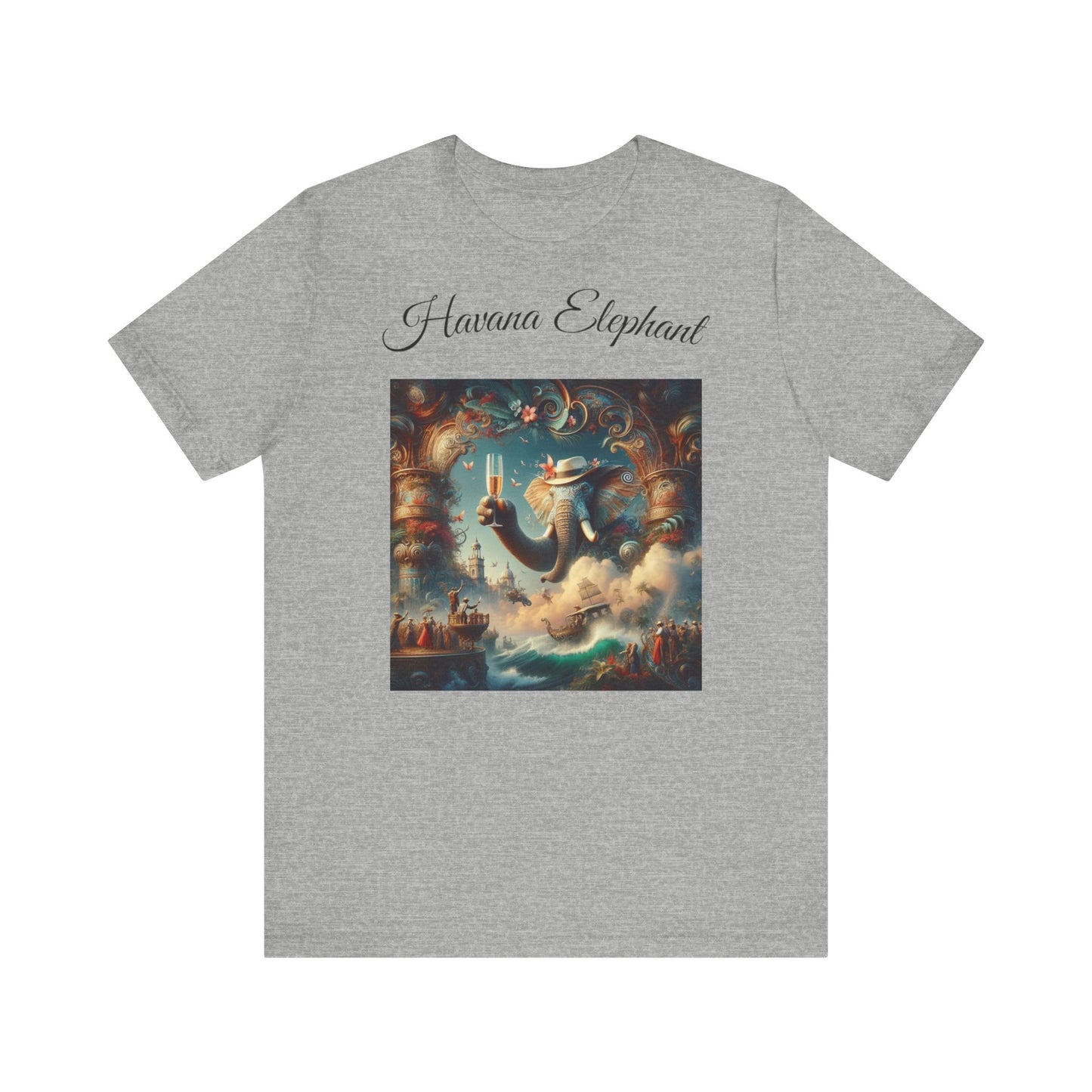 Unisex Jersey Short Sleeve Tee - Havana Imagery and motto