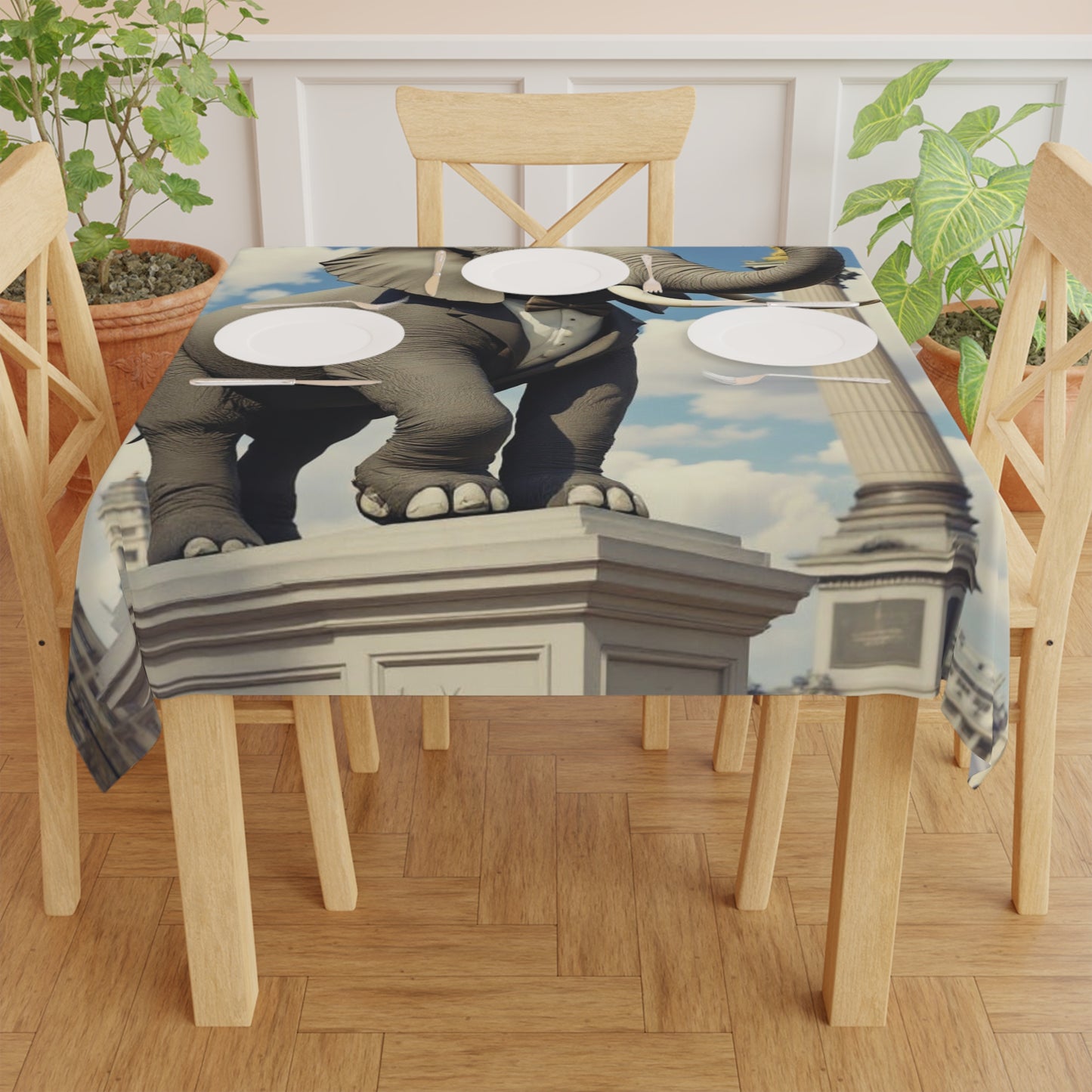 Tablecloth - Havana Elephant - The London Monument