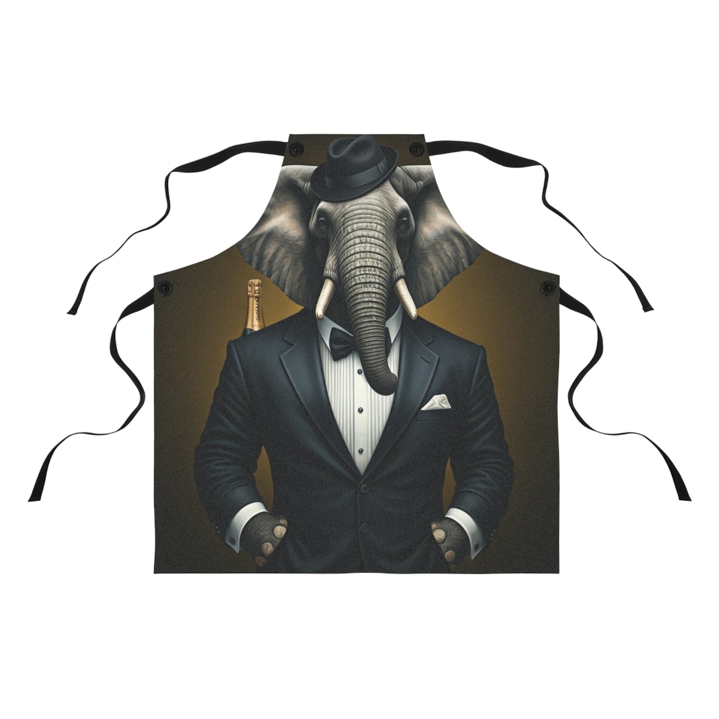 Apron - Havana Elephant themed Apron (AOP) - The Gentlemen