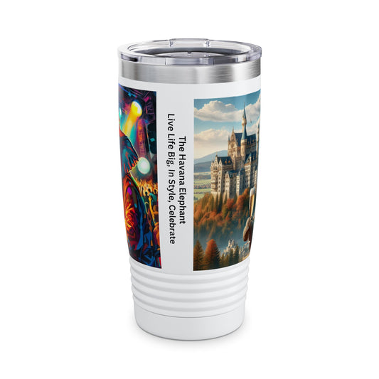 Ringneck Tumblr, 20oz . Havana Elephant - The Festival Headliner & The Bavarian Baron