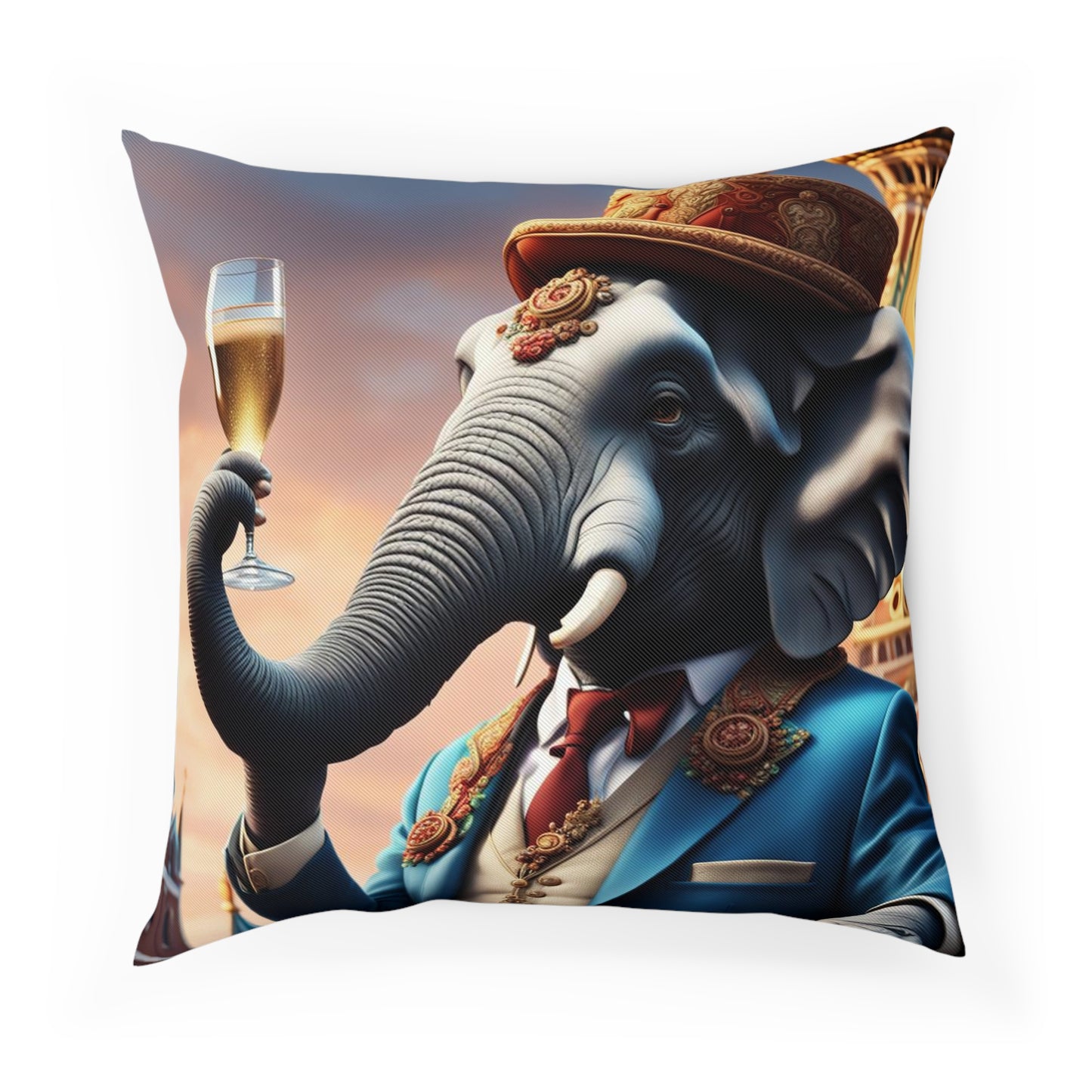 Cushion -Havana Elephant - The Russian Aristocrat