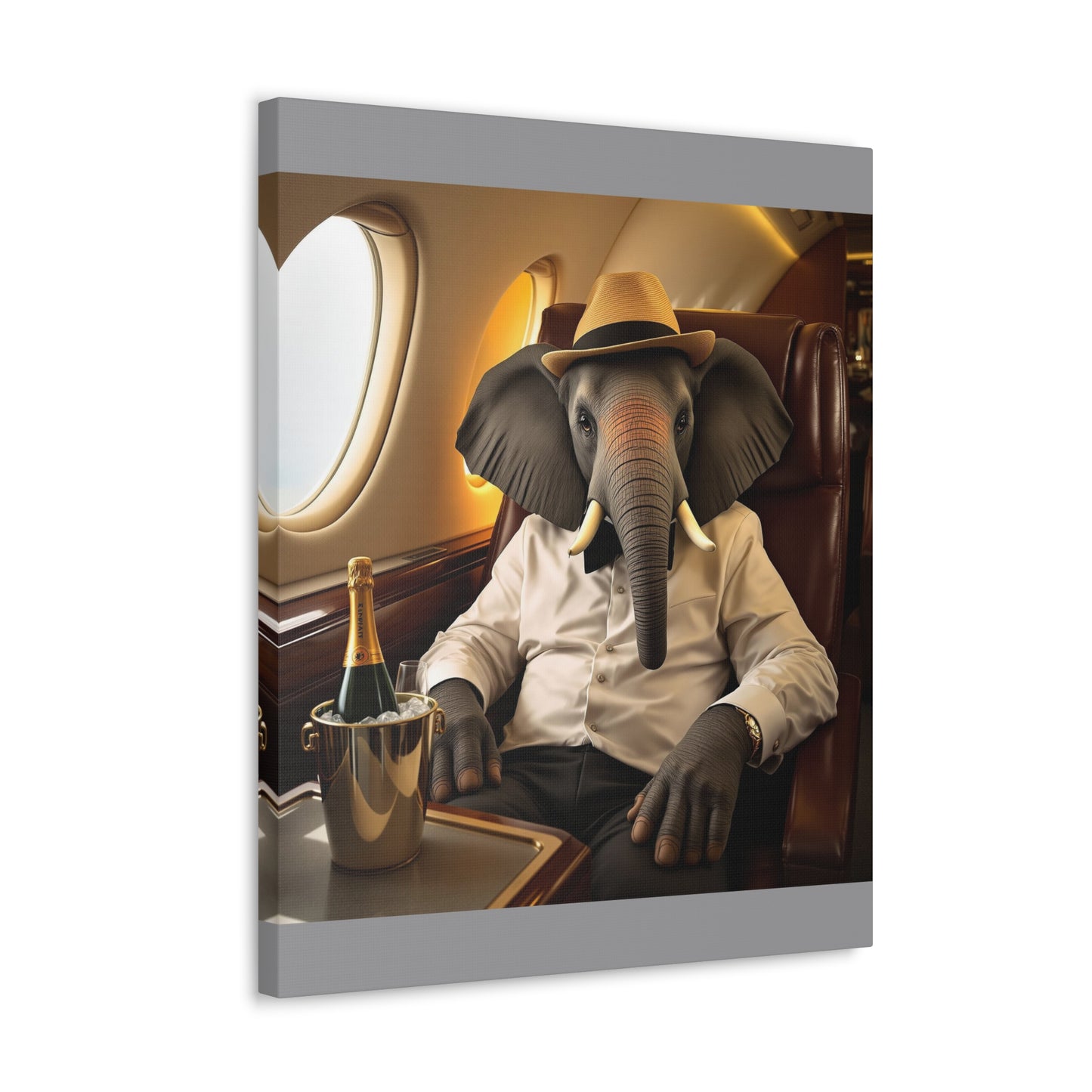 Havana Elephant - Canvas Gallery Wrap - First Class Voyager