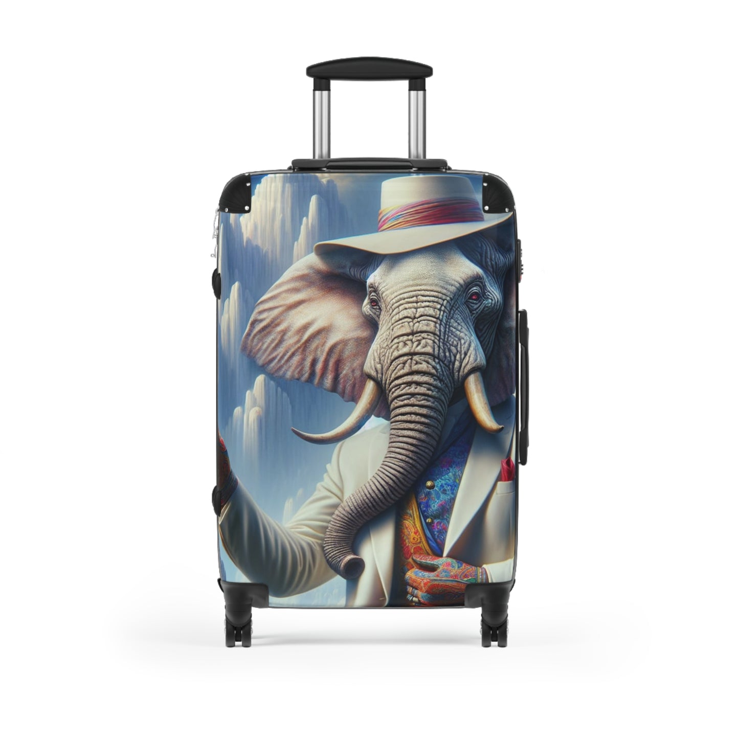 Havana Elephant Suitcase  - The Distinguished Pachyderm's Toast