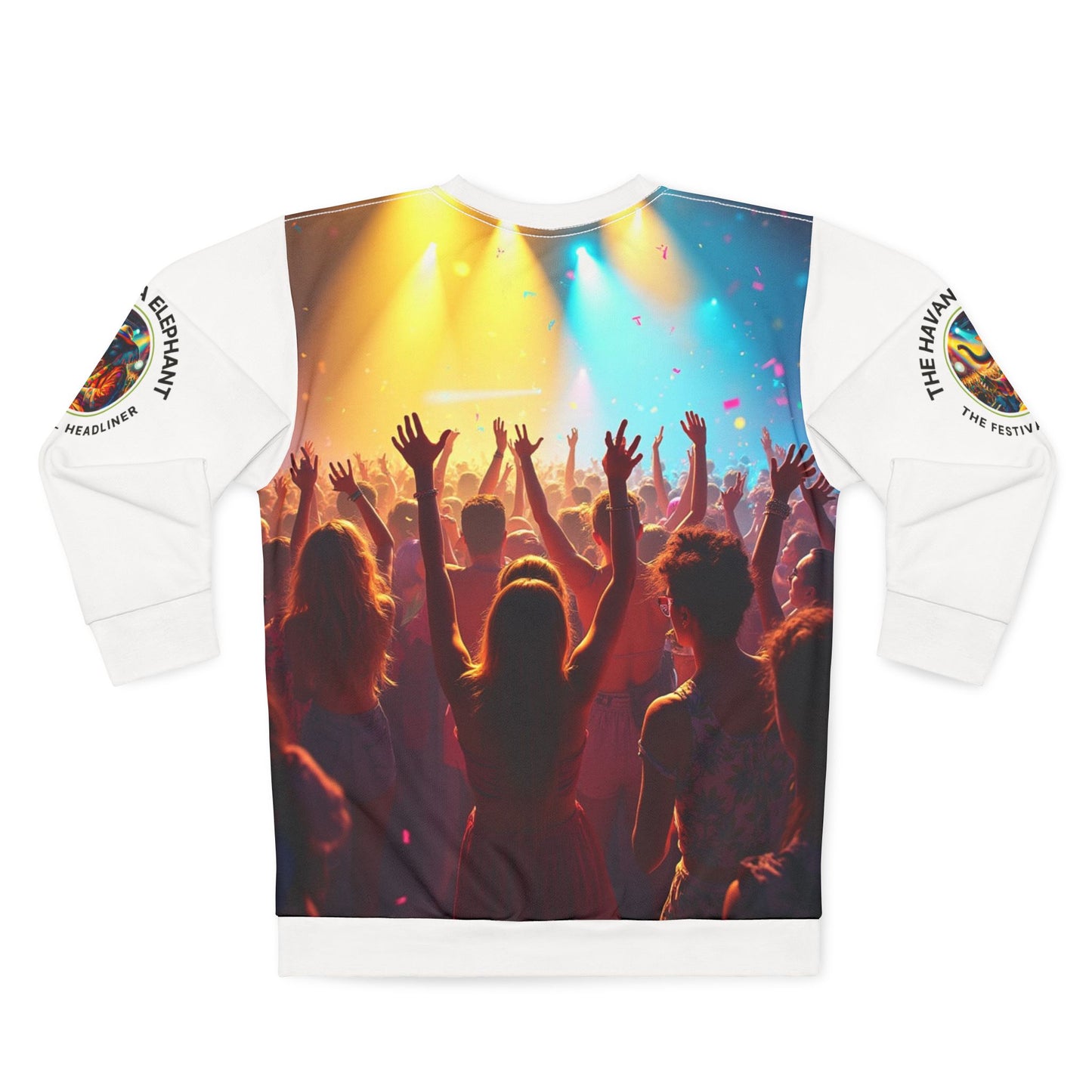 Havana Elephant Unisex Sweatshirt - All Over Print Crewneck Celebration Fashion