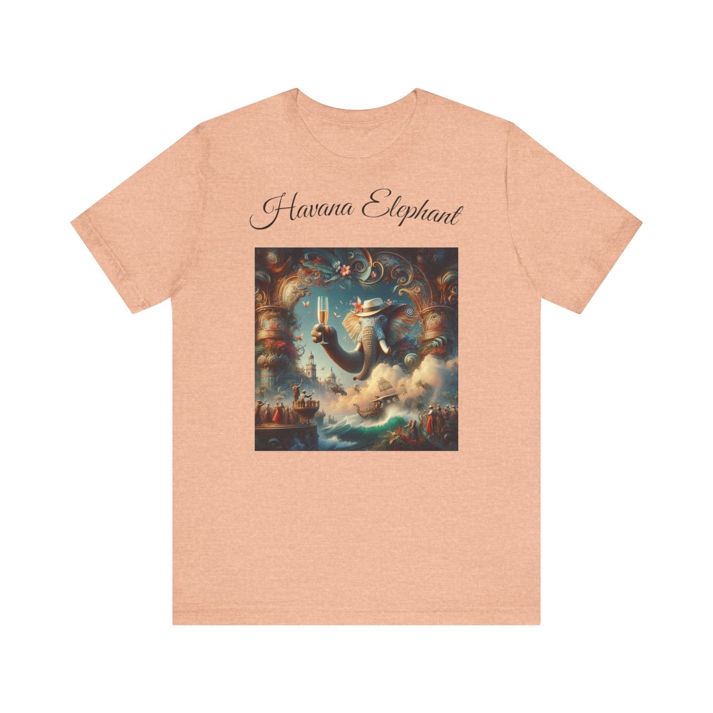 Unisex Jersey Short Sleeve Tee - Havana Imagery and motto