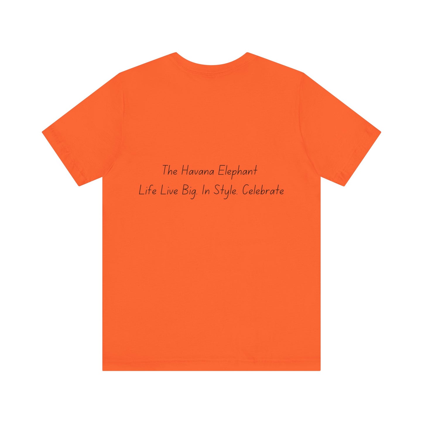 Unisex Jersey Short Sleeve Tee - Havana Imagery and motto