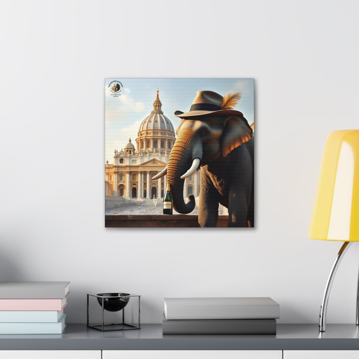 Havana Elephant - Canvas Gallery Wrap -The Vatican Visitor.