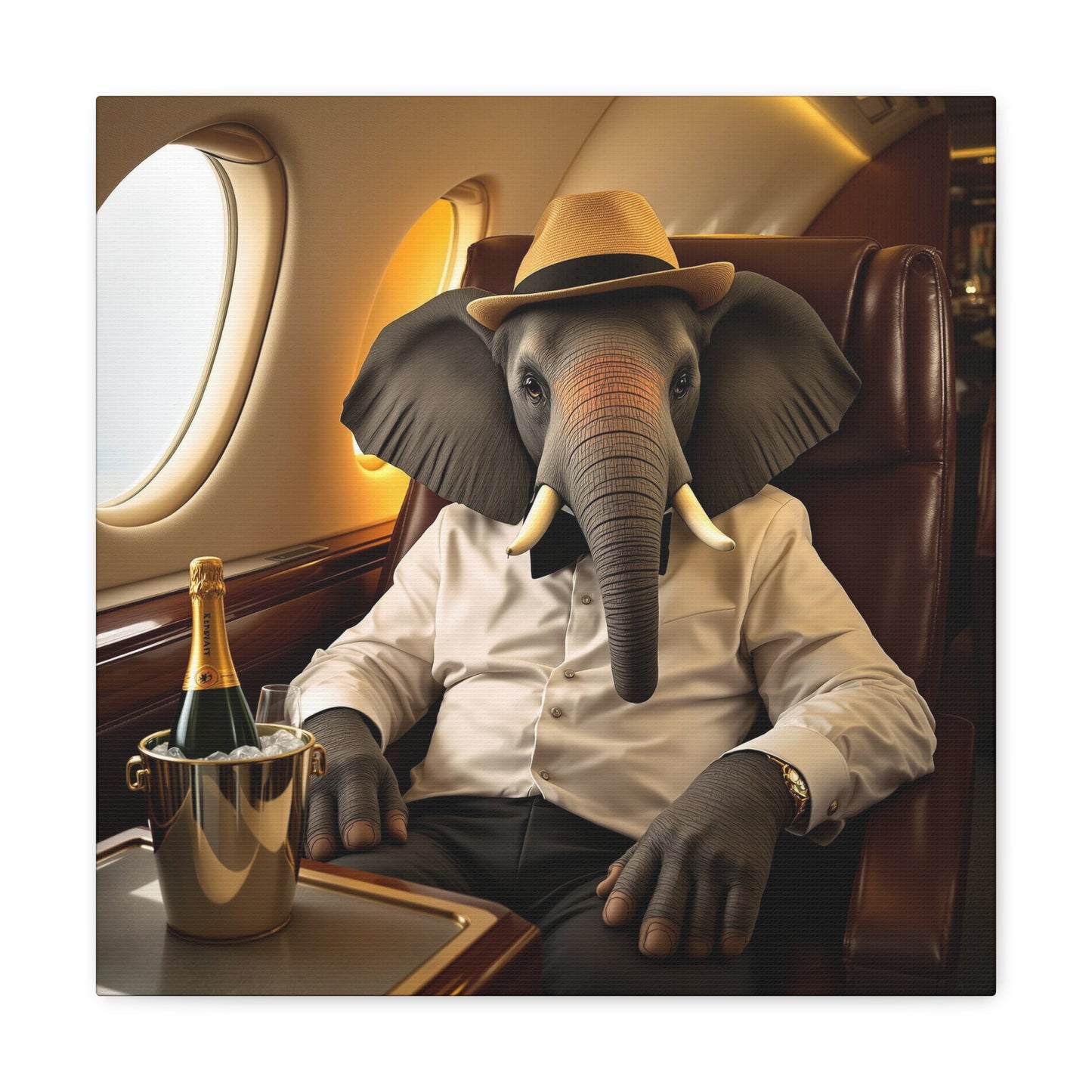 Havana Elephant - Canvas Gallery Wrap - First Class Voyager