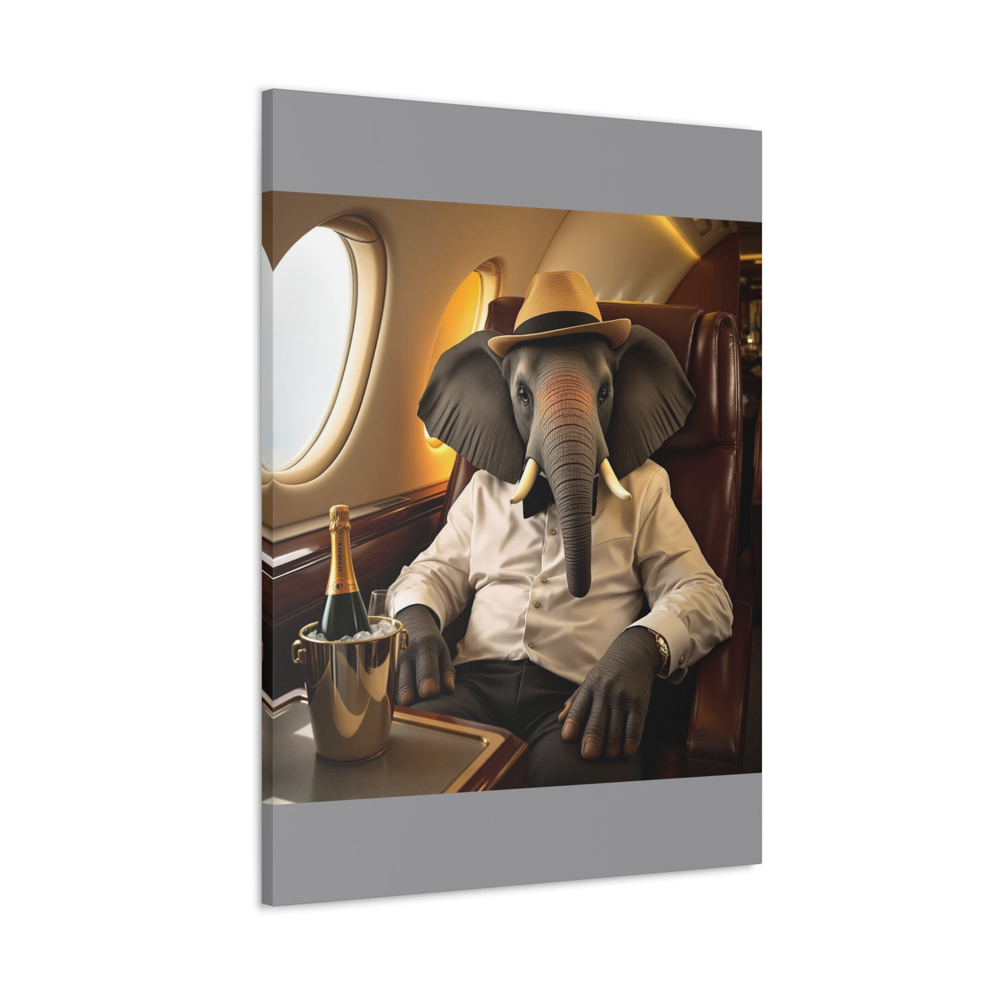 Havana Elephant - Canvas Gallery Wrap - First Class Voyager
