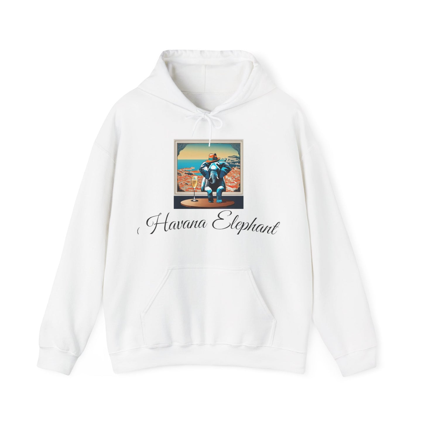 Sweatshirt -  Heavy Blend Hooded - Havana Elephant  - Dubrovnik
