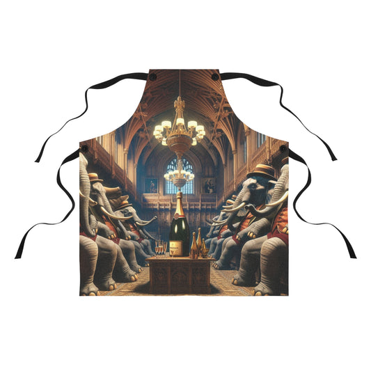 Apron - Havana Elephant themed Apron (AOP) - The Havana Elephant Parliament