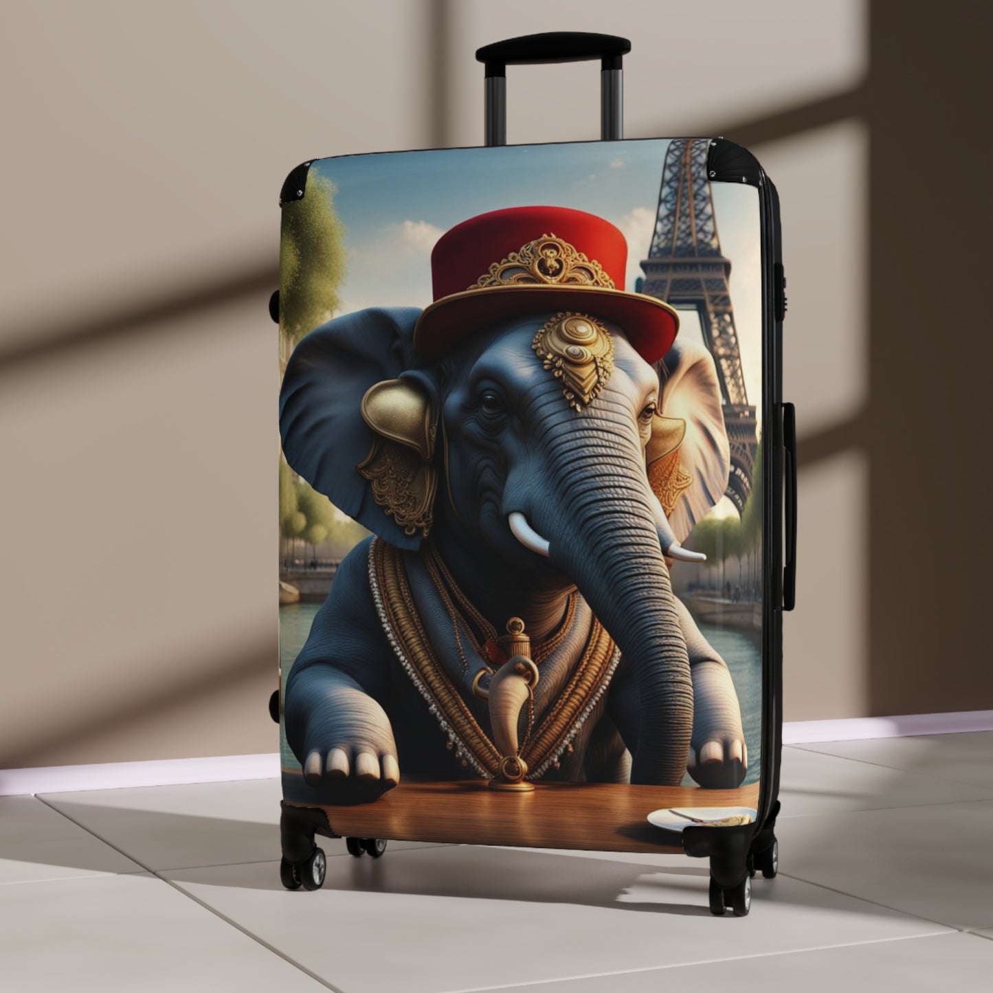 Havana Elephant Suitcase - The Parisian Pachyderm