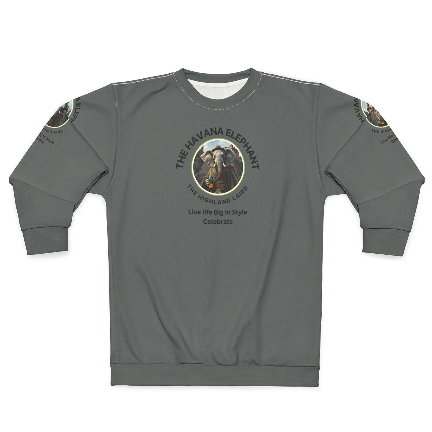 Sweatshirt (AOP) - Unisex - The Havana Elephant - The Highland Laird