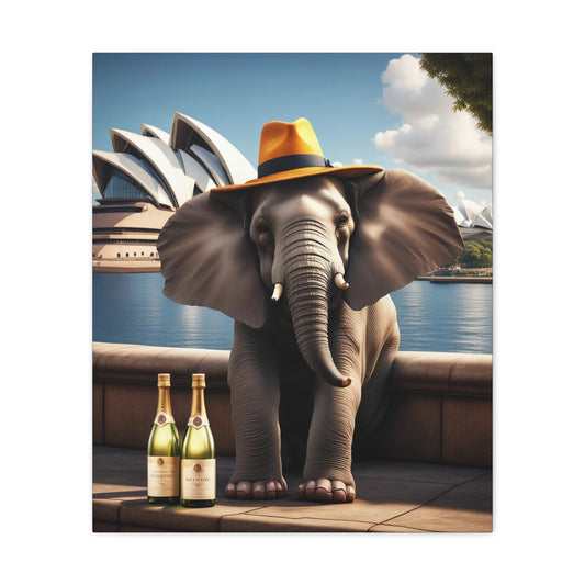 Canvas Gallery Wrap - The Havana Elephant - The Sydney Socialite