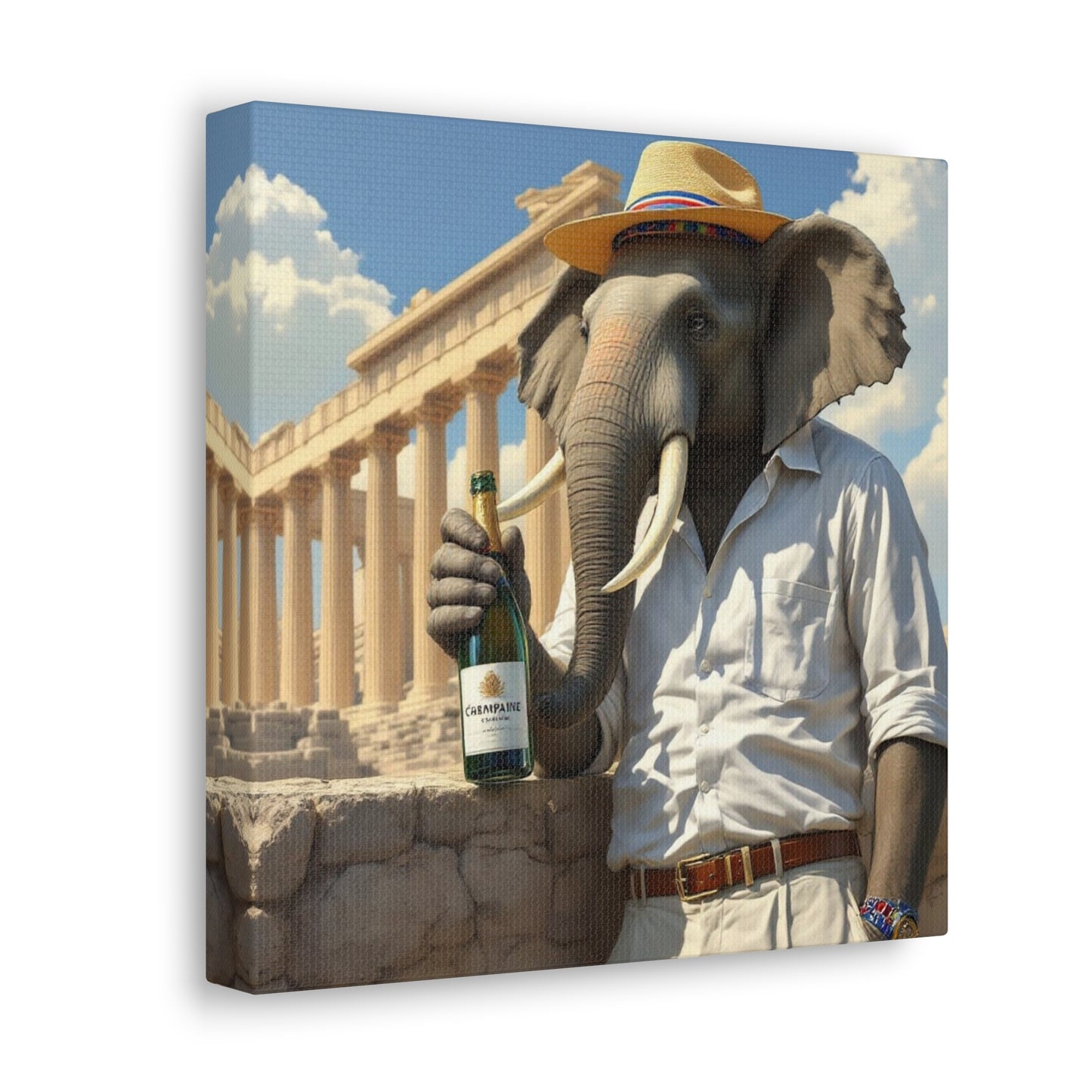 Canvas Gallery Wrap - The Havana Elephant - The Athenian Scholar