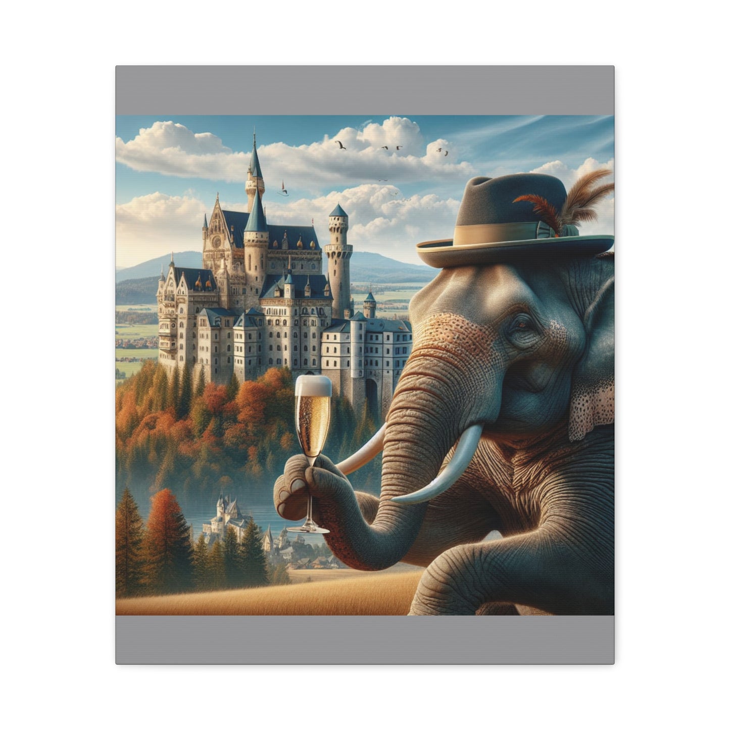 Havana Elephant  - Canvas Gallery Wrap - Havana Elephant -The Bavarian Baron