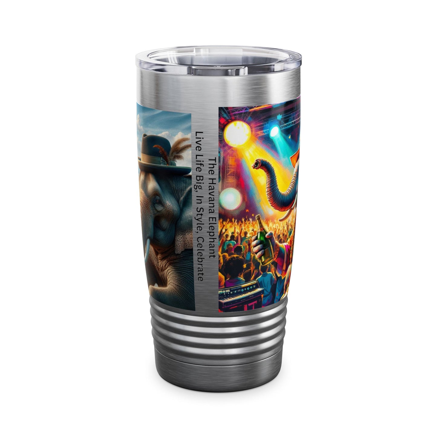 Ringneck Tumblr, 20oz . Havana Elephant - The Festival Headliner & The Bavarian Baron