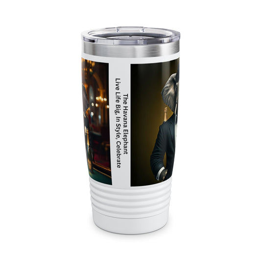 Ringneck Tumbler, 20oz - Classic Havana Elephant - The Gentlemen & The High Roller