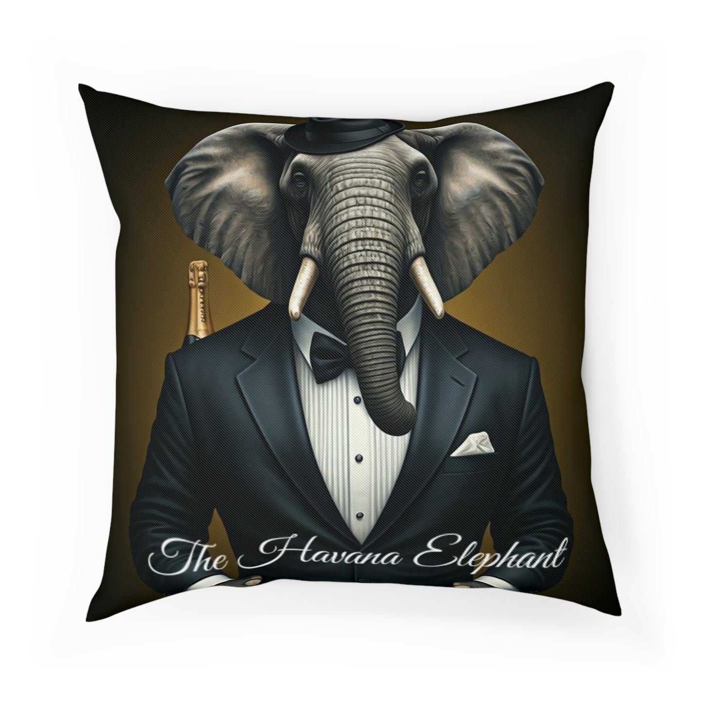 Cushion - Havana Elephant - The Gentlemen and The First Class Voyager (Captioned)