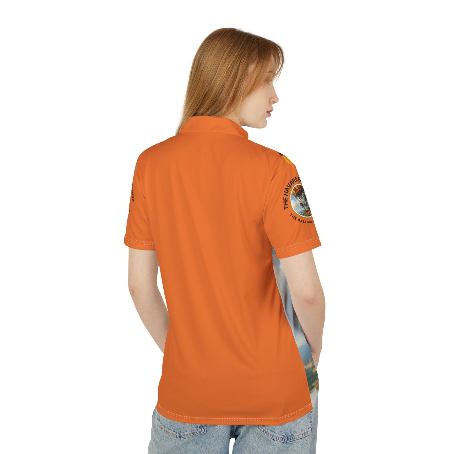Polo Shirt  Unisex -  The Havana Elephant - The Balloon Voyager