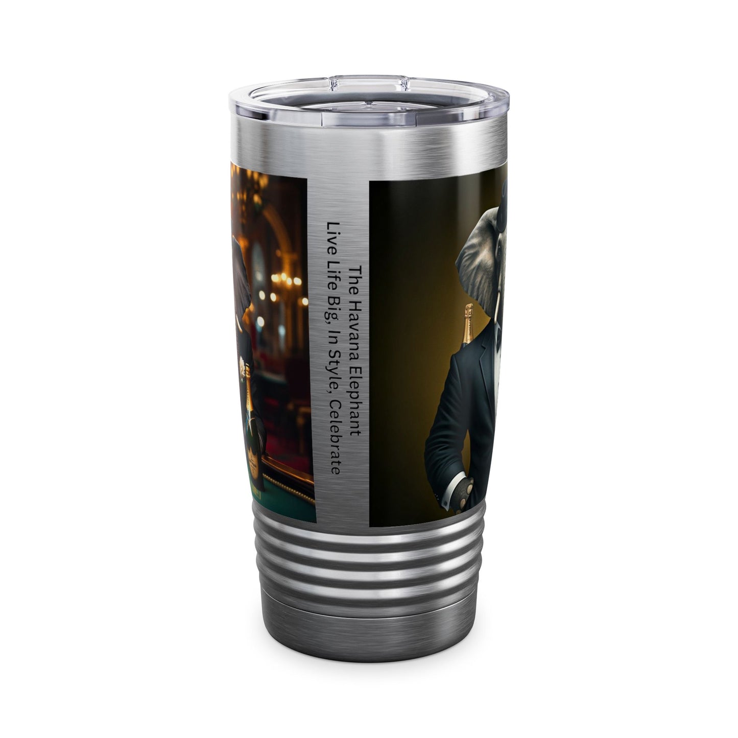 Ringneck Tumbler, 20oz - Classic Havana Elephant - The Gentlemen & The High Roller