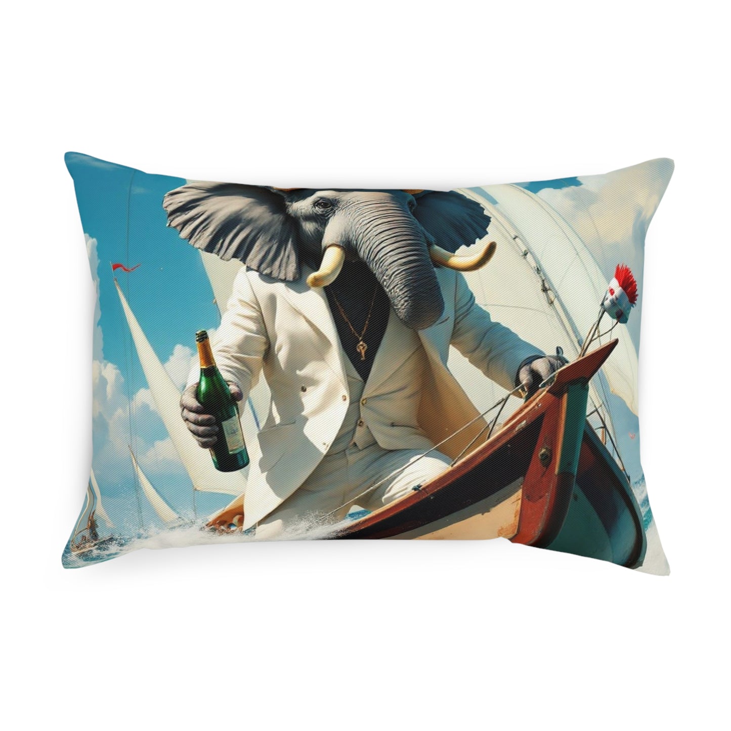 Cushion - Havana Elephant - The Regatta Champion & The Beach Cruiser