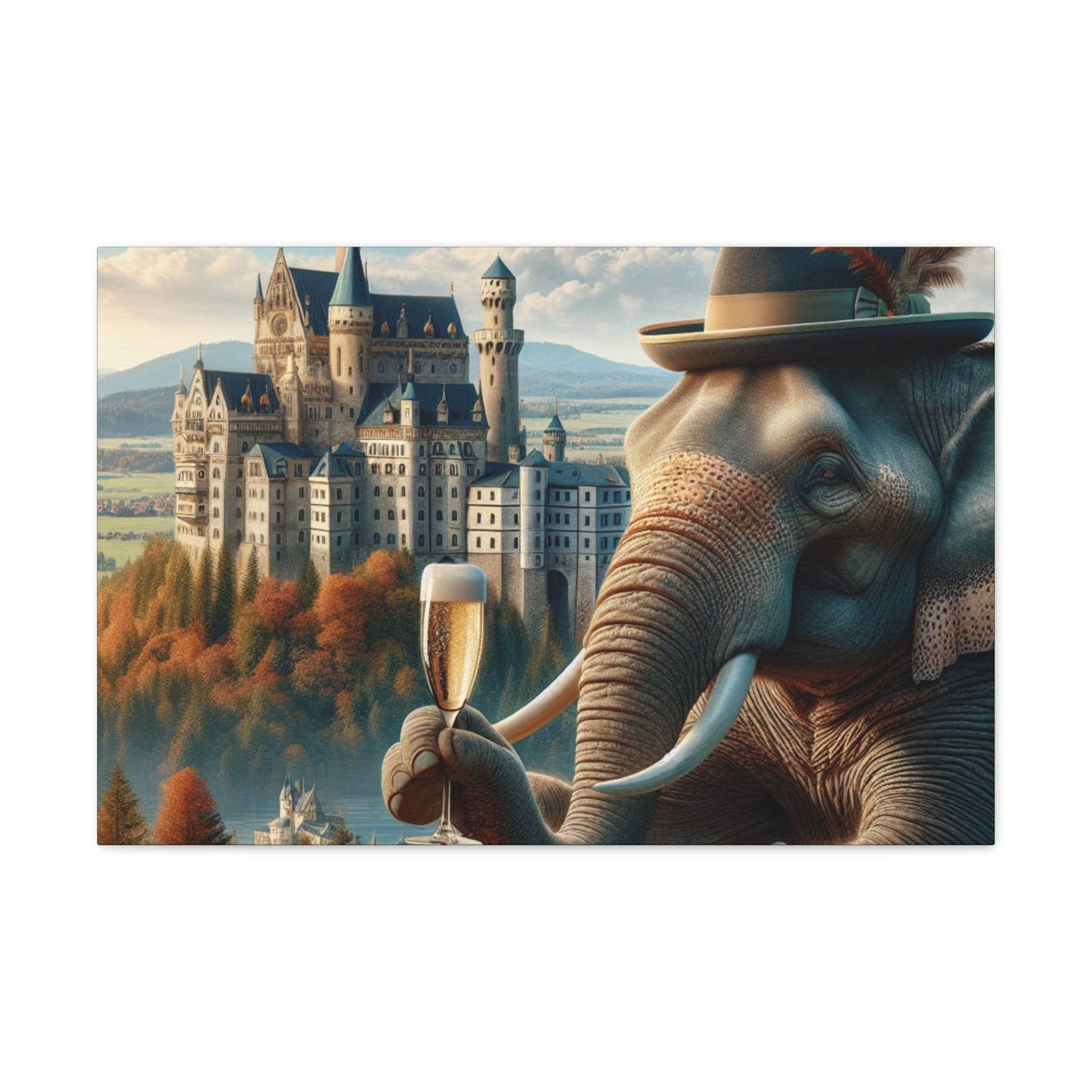 Havana Elephant  - Canvas Gallery Wrap - Havana Elephant -The Bavarian Baron