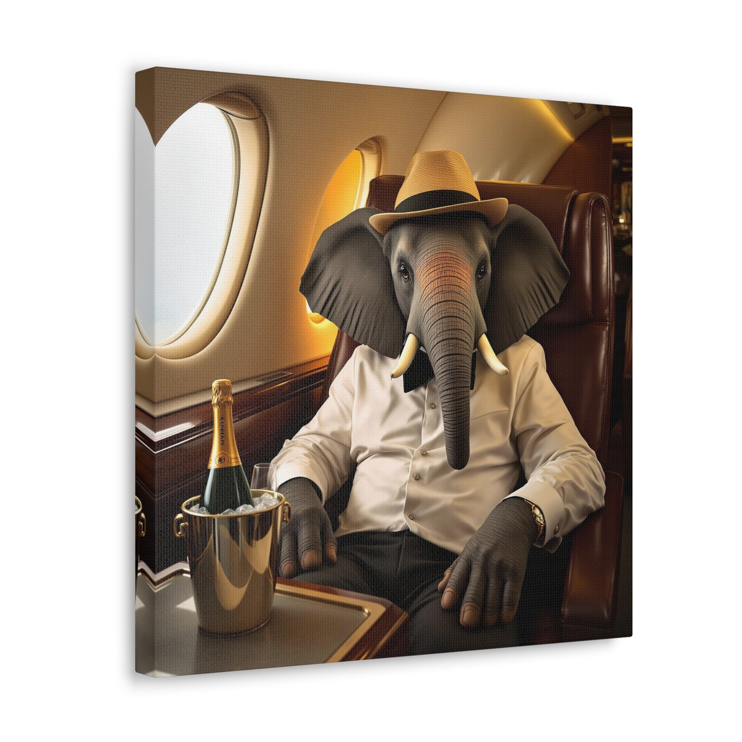 Havana Elephant - Canvas Gallery Wrap - First Class Voyager