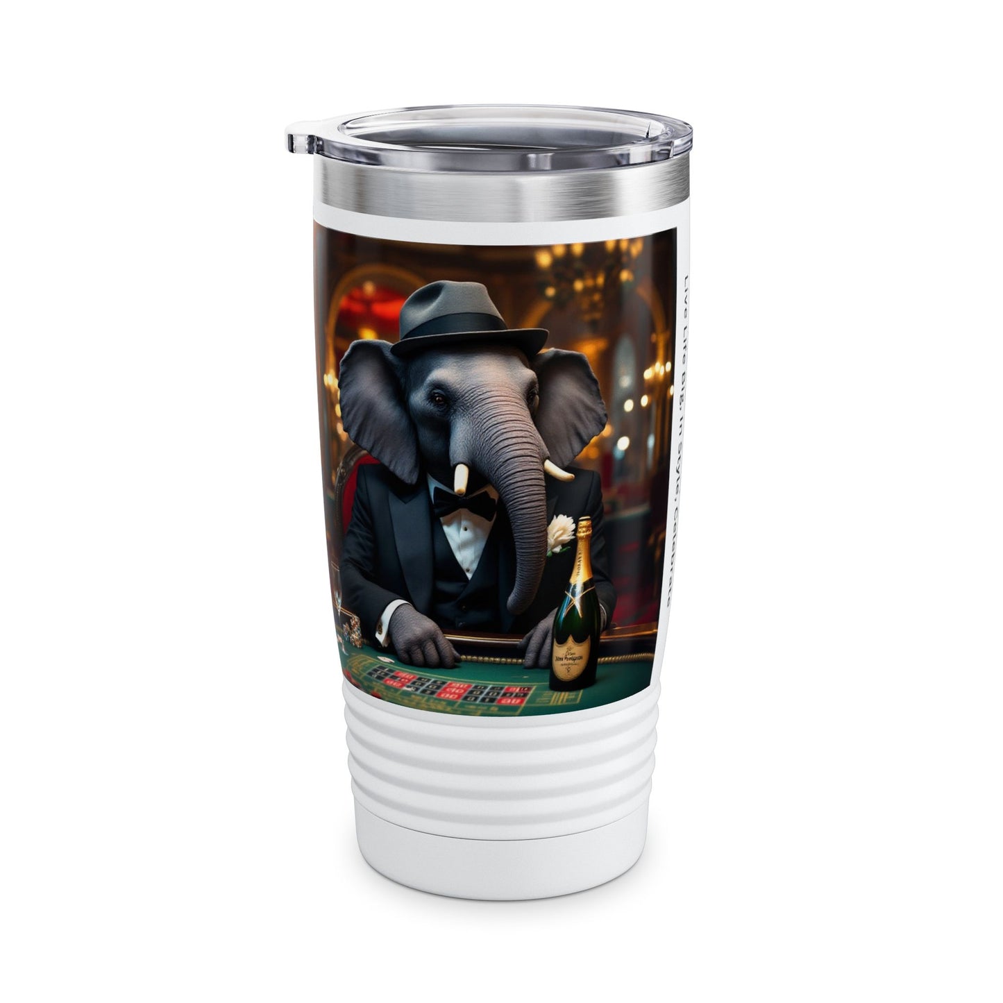 Ringneck Tumbler, 20oz - Classic Havana Elephant - The Gentlemen & The High Roller