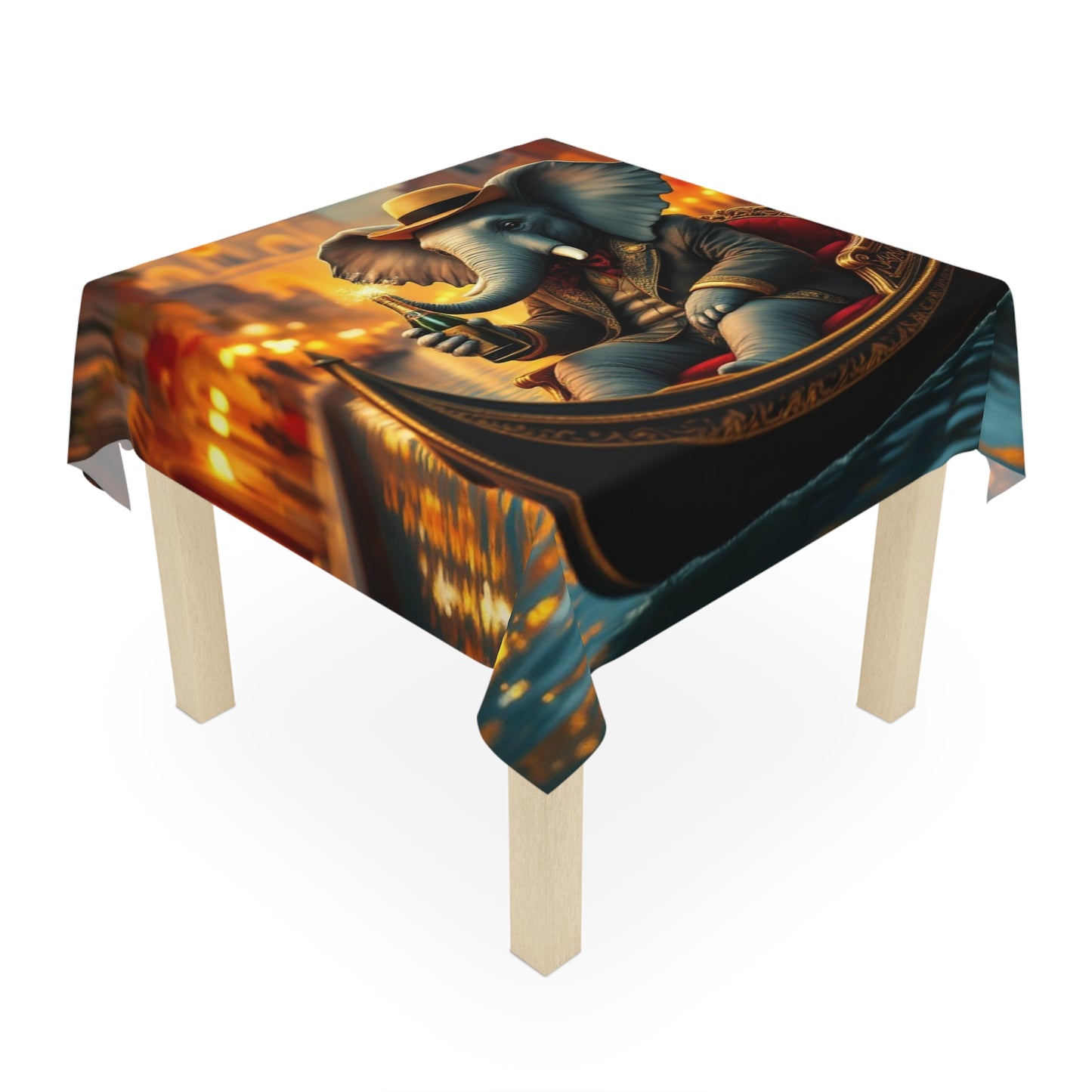 Tablecloth -Havana Elephant - The Venetian Voyager