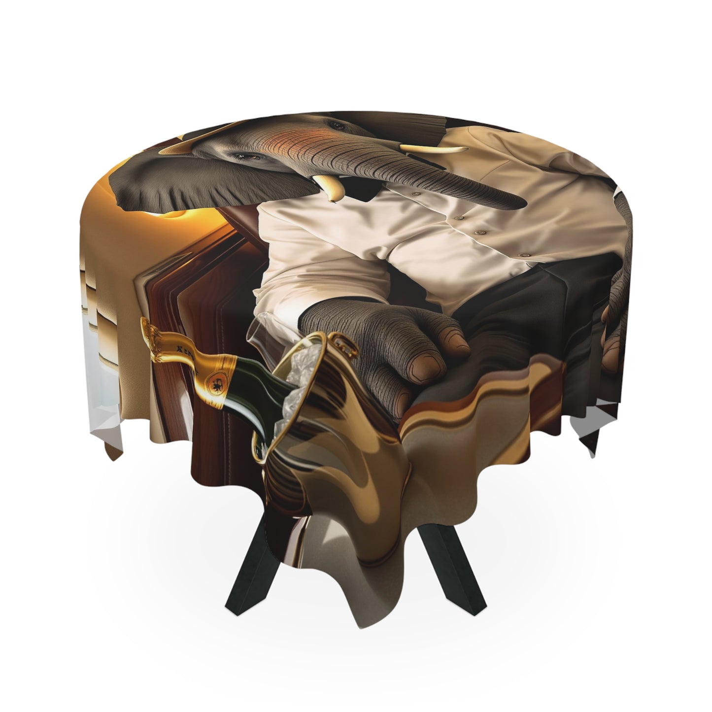 Tablecloth -Havana Elephant - The First Class Voyager