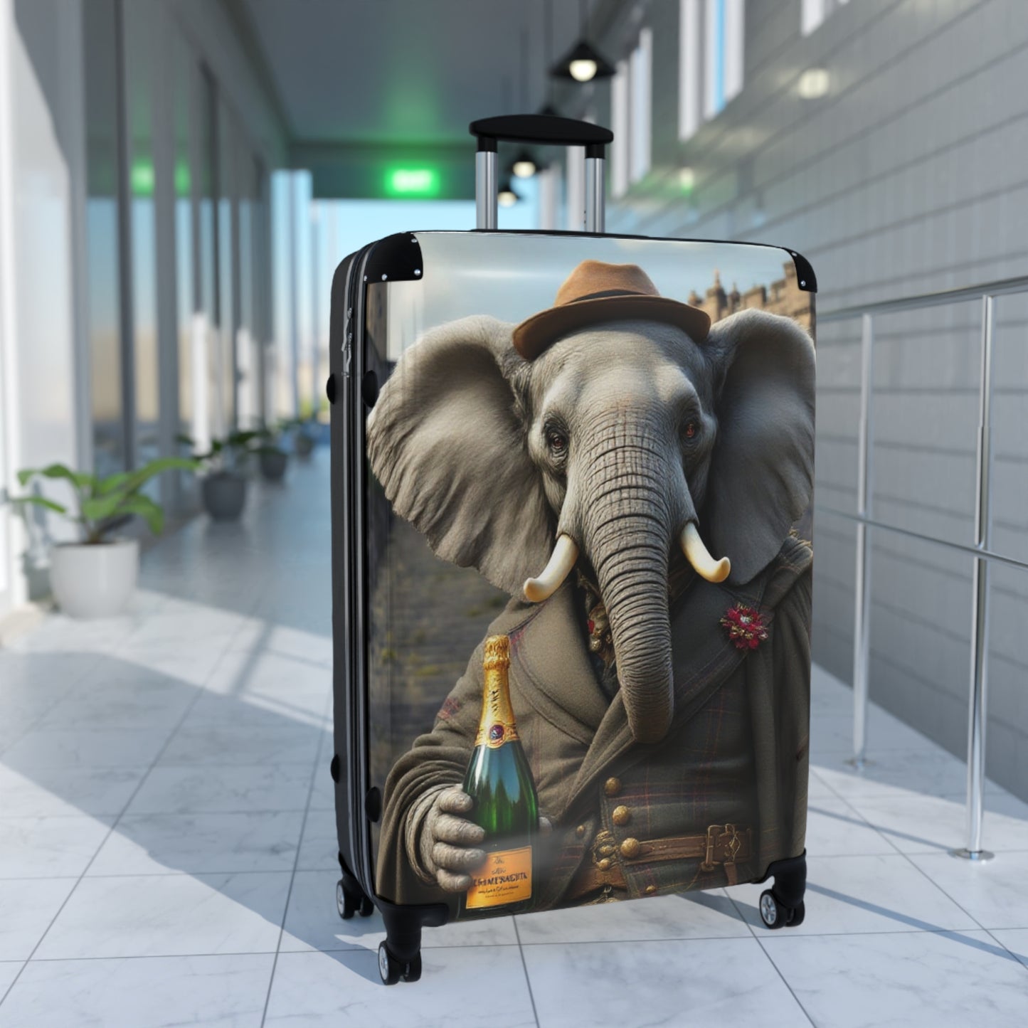 Havana Elephant Suitcase - The Highland Laird