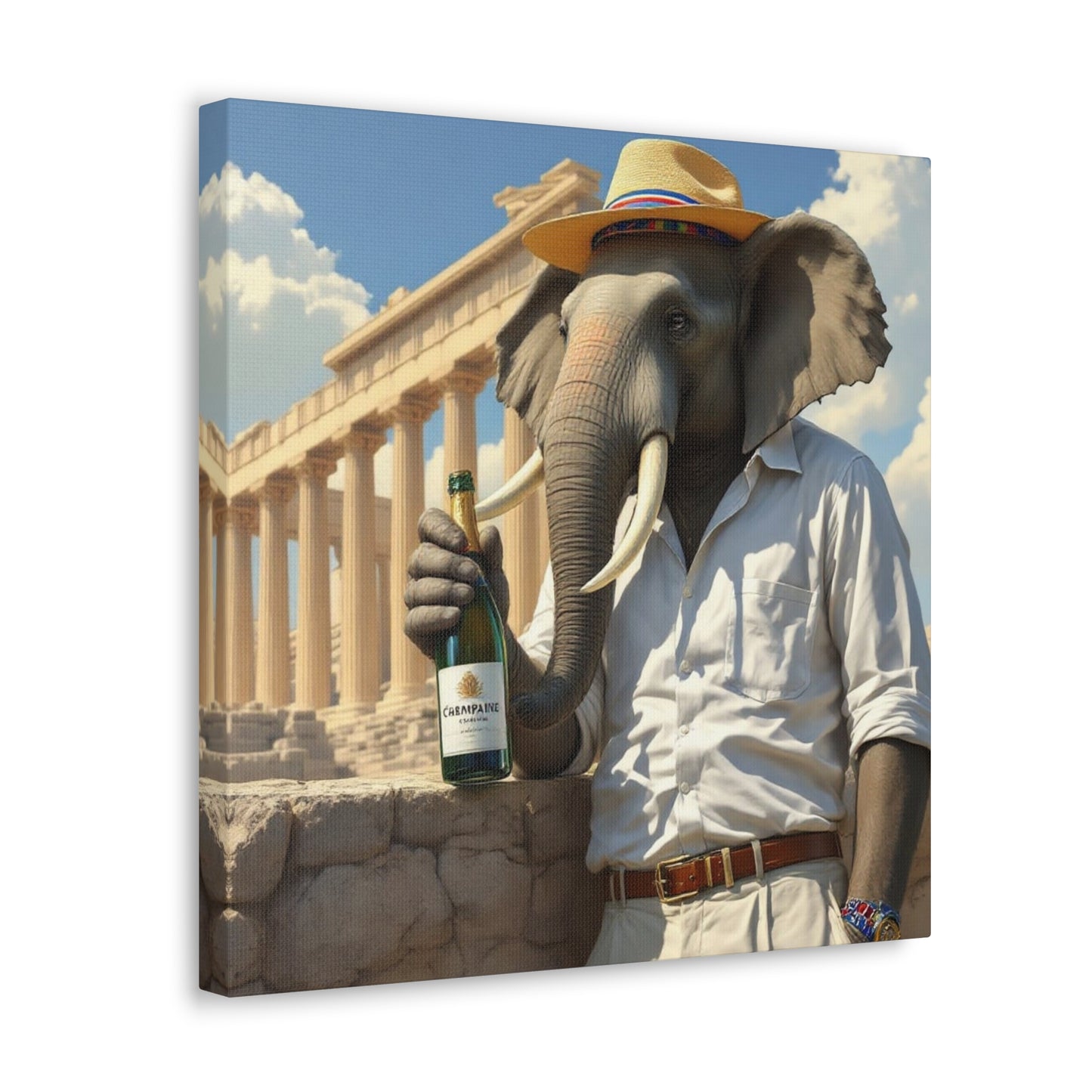 Canvas Gallery Wrap - The Havana Elephant - The Athenian Scholar