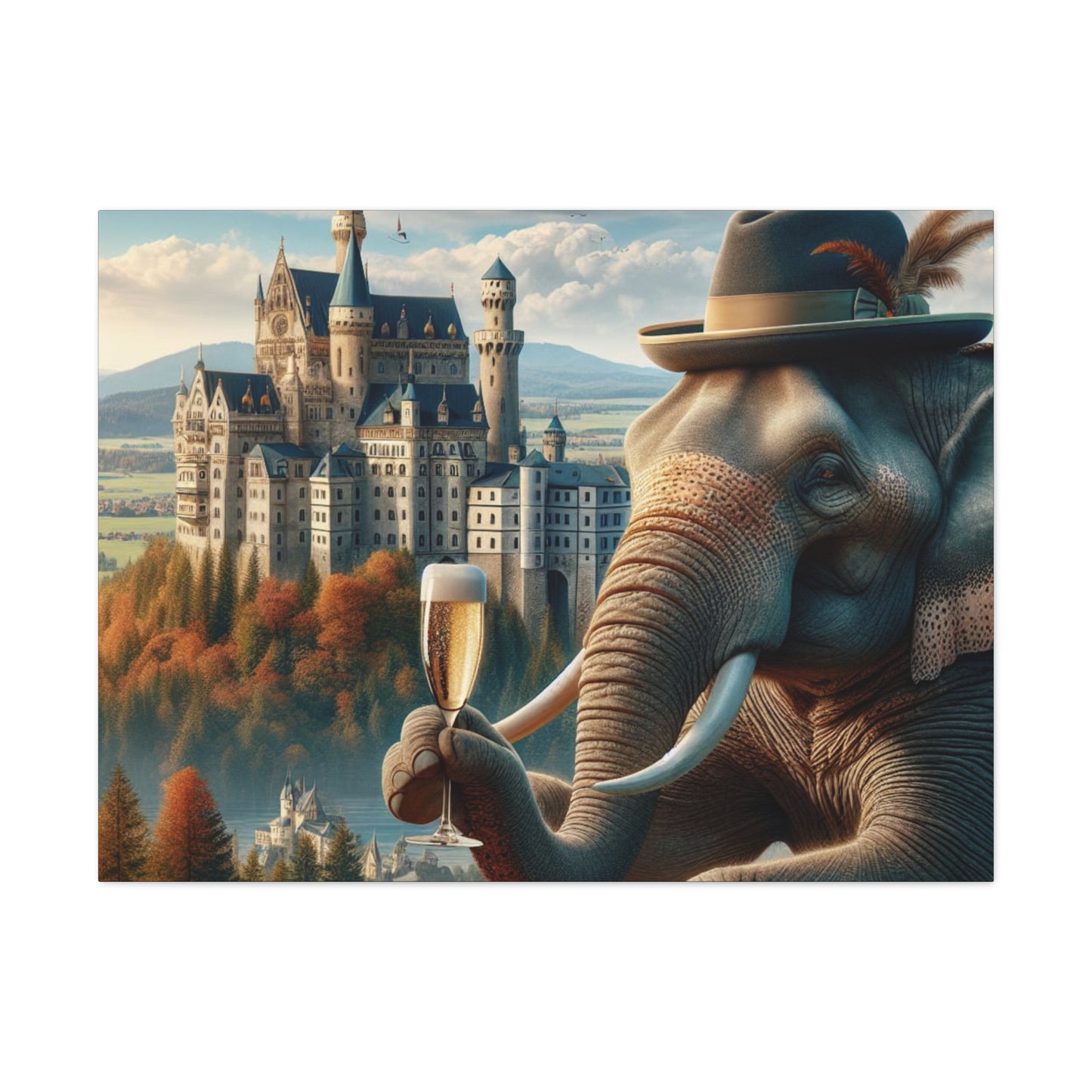 Havana Elephant  - Canvas Gallery Wrap - Havana Elephant -The Bavarian Baron